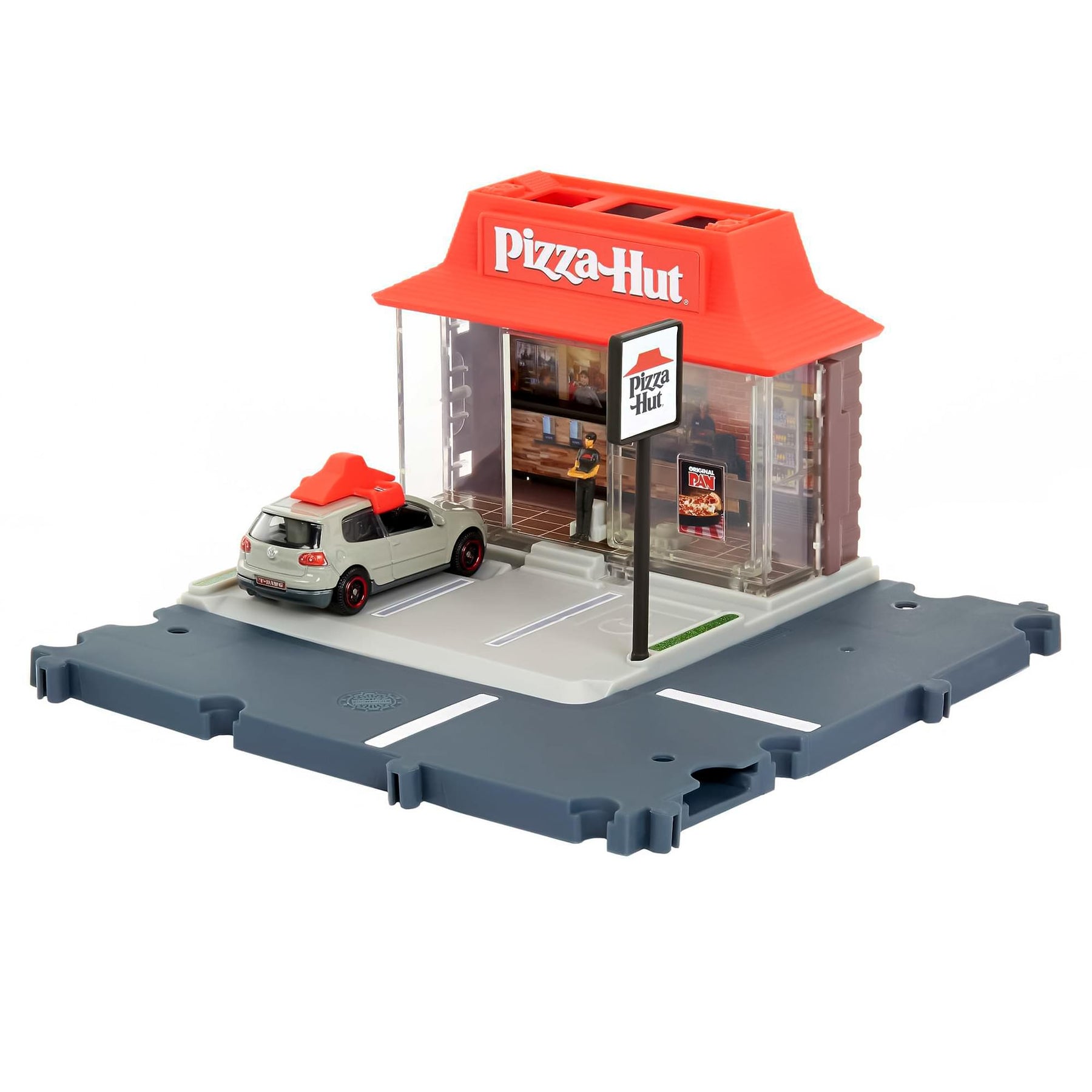 Matchbox Action Drivers Pizza Hut Pizza Run Playset