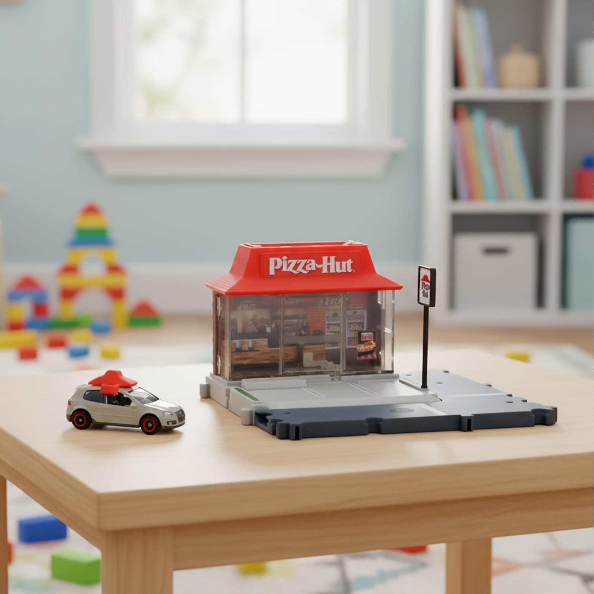 Matchbox Action Drivers Pizza Hut Pizza Run Playset