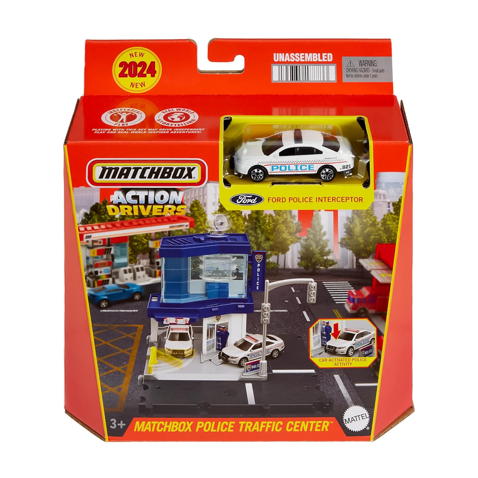Matchbox Action Drivers Police Traffic Center Playset
