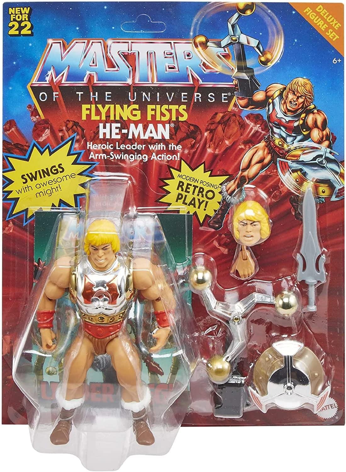 Masters of the Universe Origins 5.5 Inch Action Figure | Flying Fists He-Man