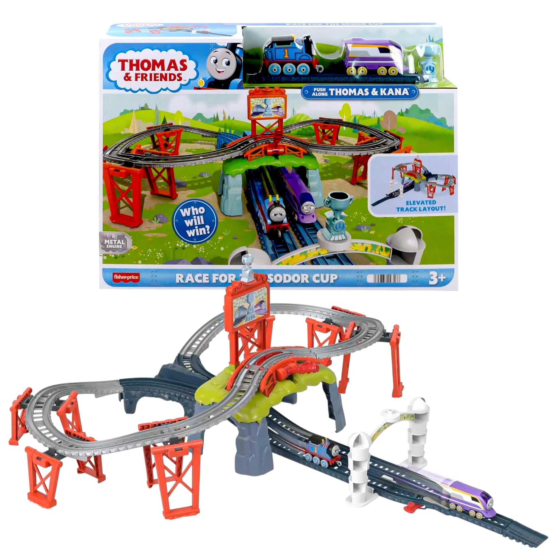 Thomas & Friends Race For The Sodor Cup Train Track Playset