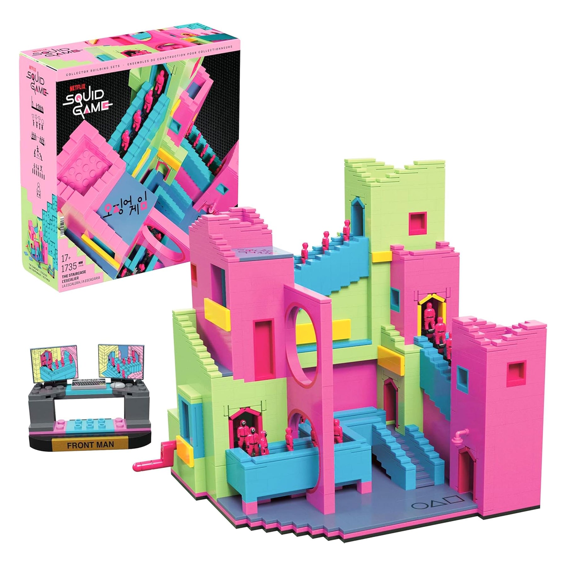 Squid Game The Staircase 1735-Piece Collector Building Set