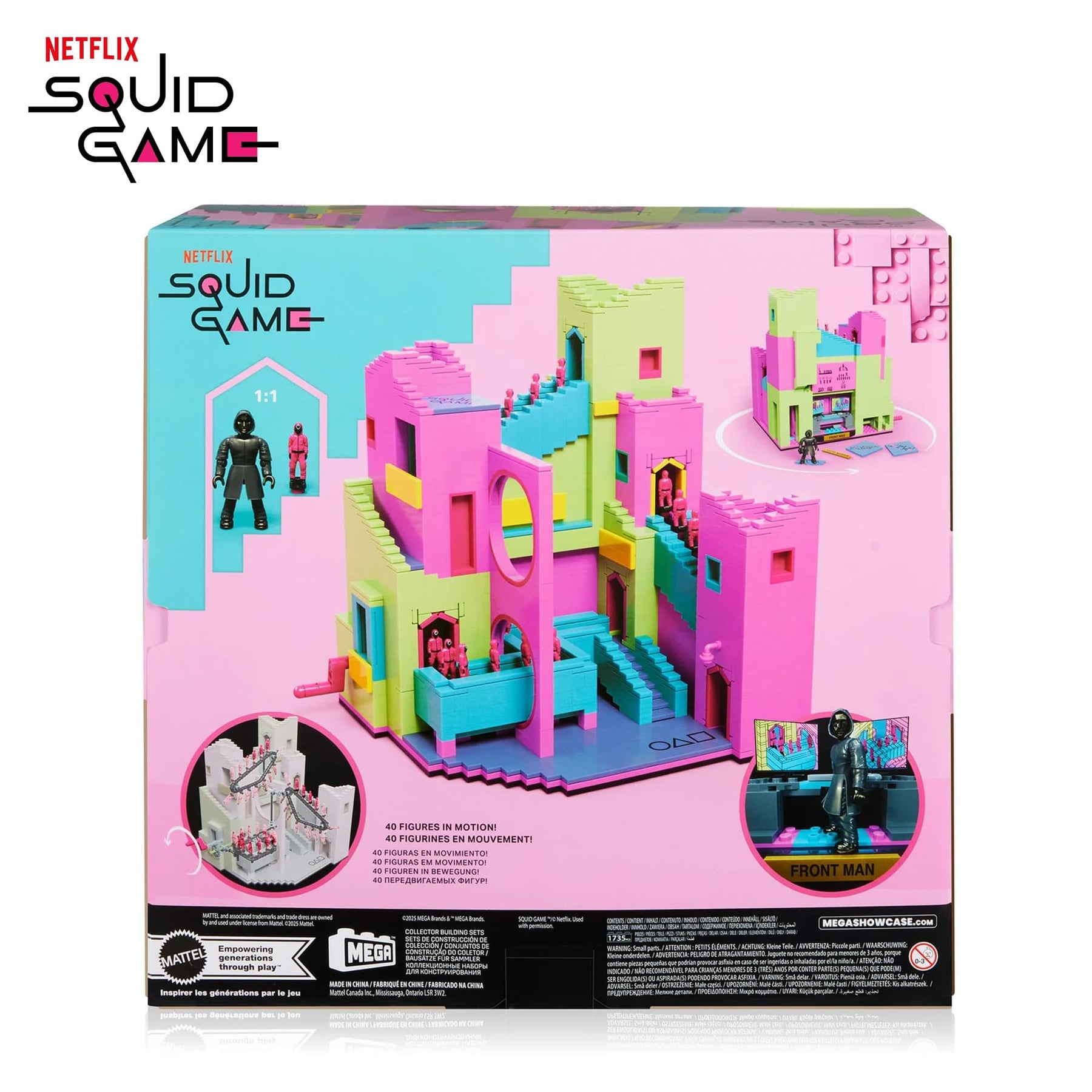 Squid Game The Staircase 1735-Piece Collector Building Set