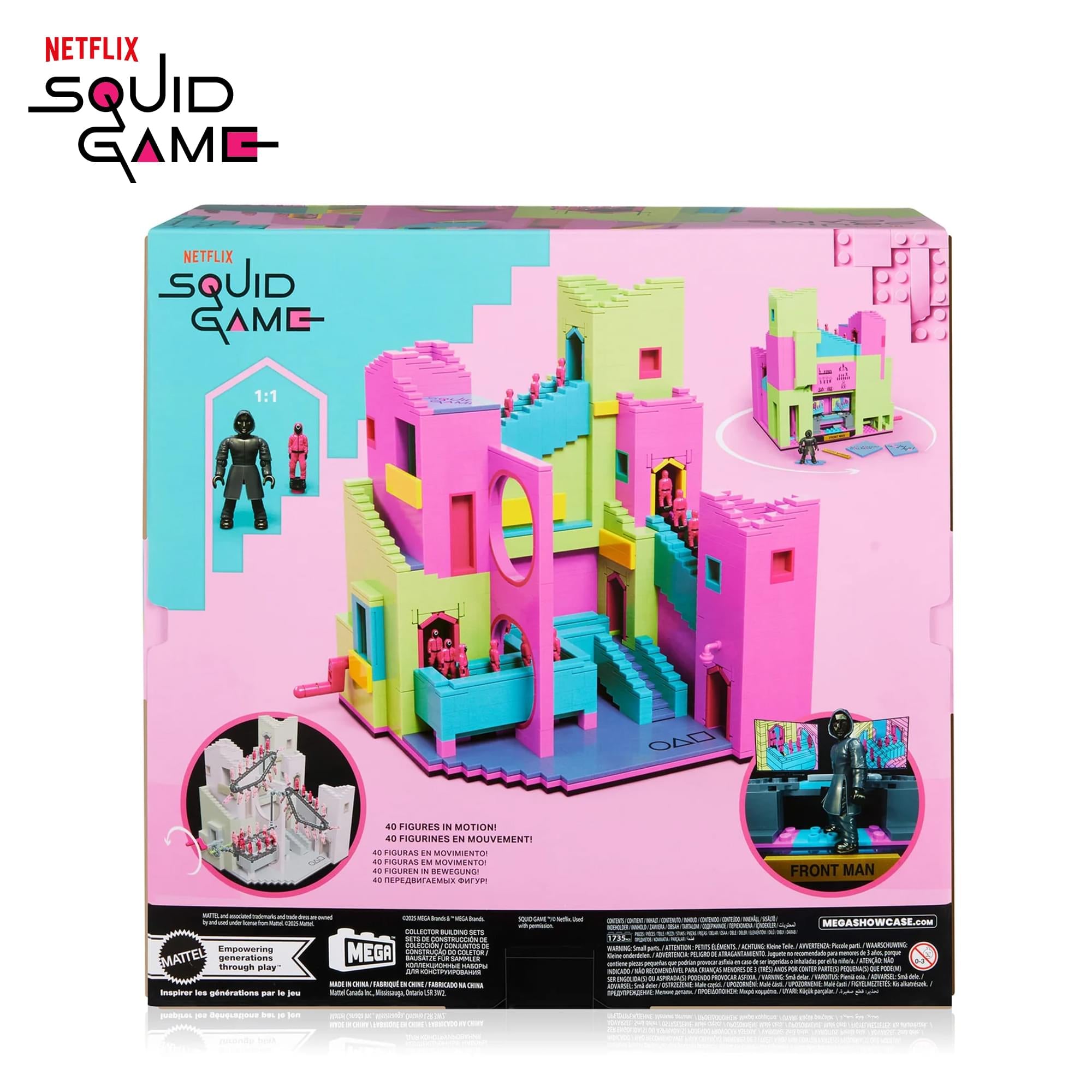 Squid Game The Staircase 1735-Piece Collector Building Set