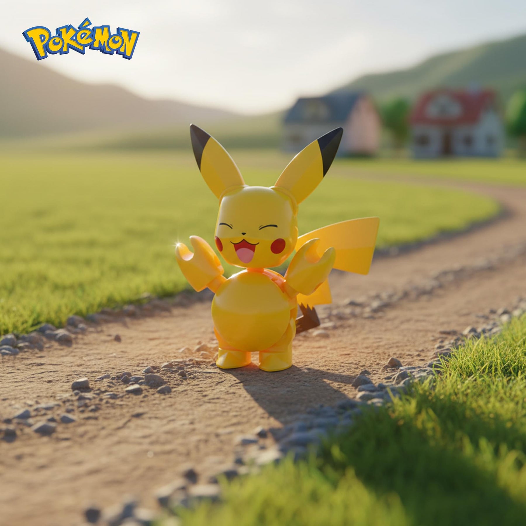 Pokemon Mega Construx Poke Ball 16-Piece Building Set | Pikachu