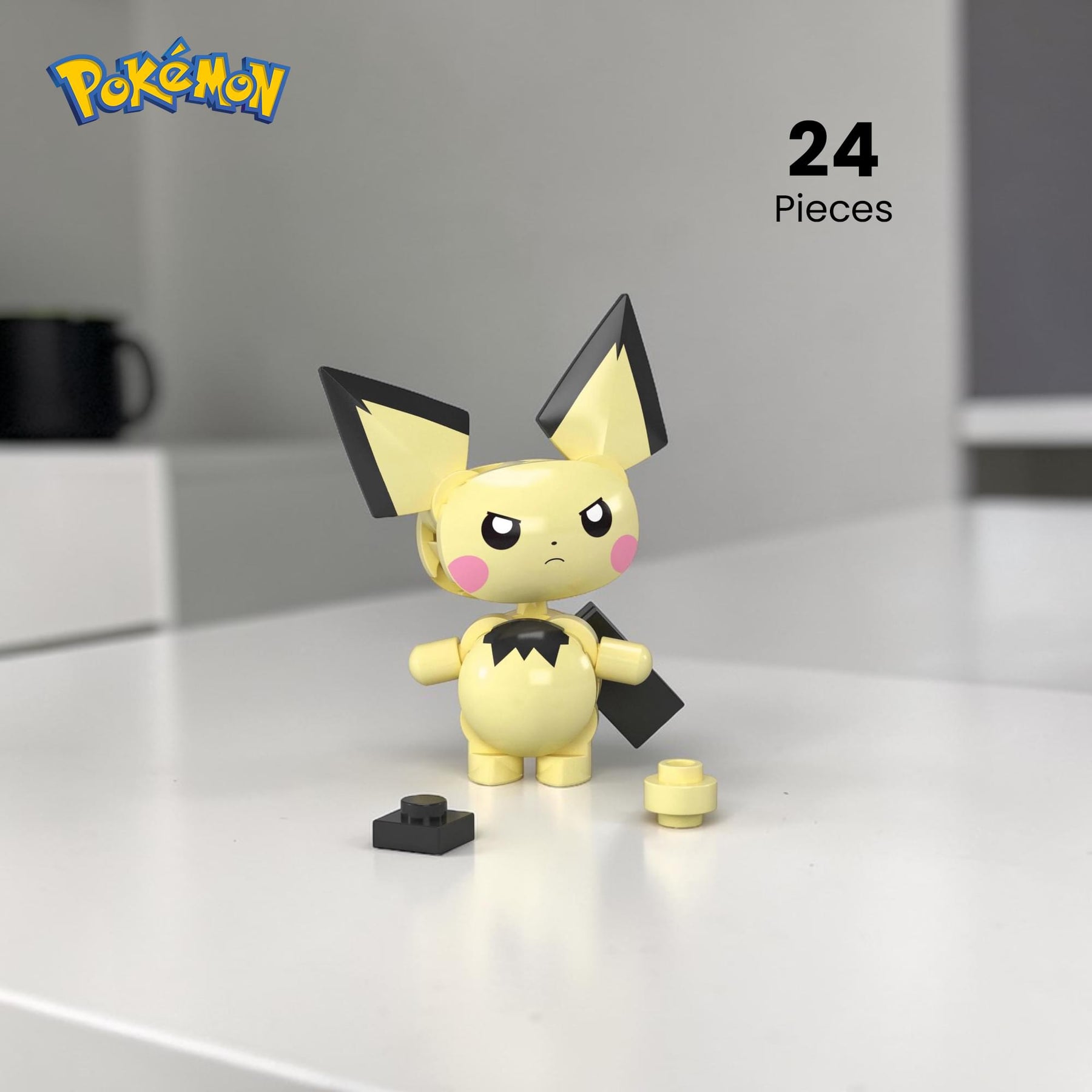 Pokemon MEGA Construx Pikachu Poke Ball 24-Piece Building Set