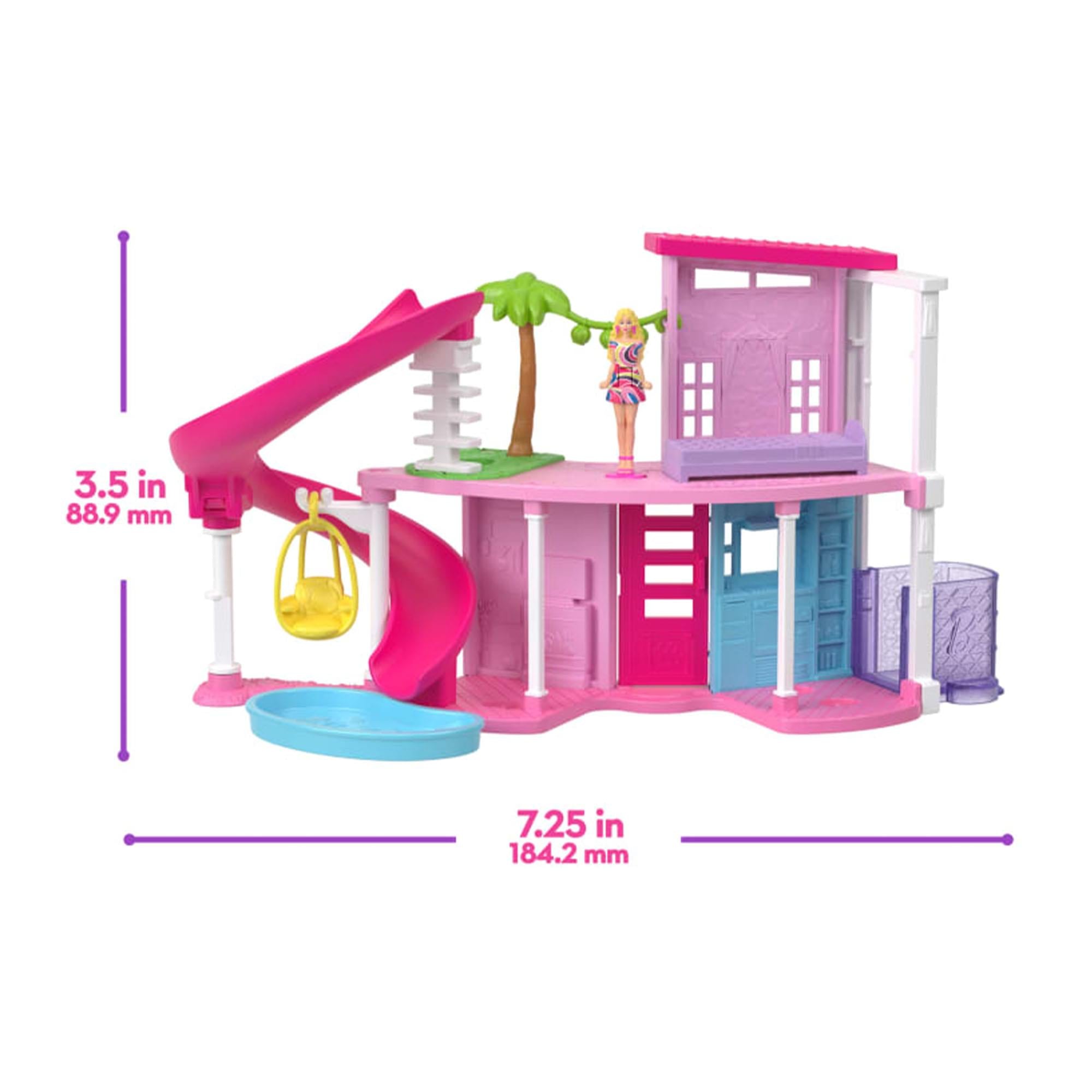 Barbie Mini Barbieland DreamHouse Playset with Dolls