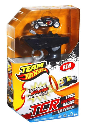 Hot Wheels Team Total Control Race Car Charger With Bone Shaker