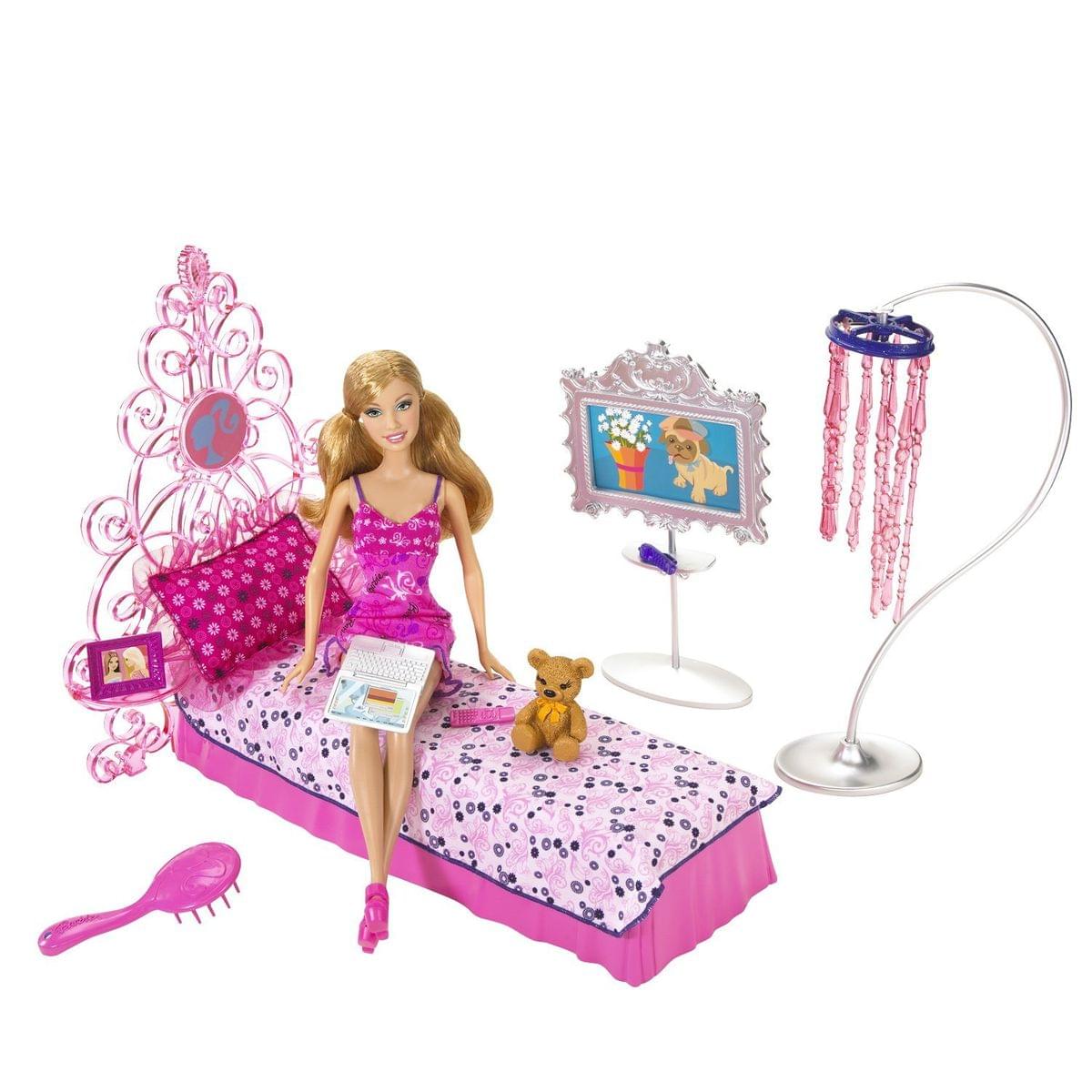 Barbie Glam Bedroom Playset