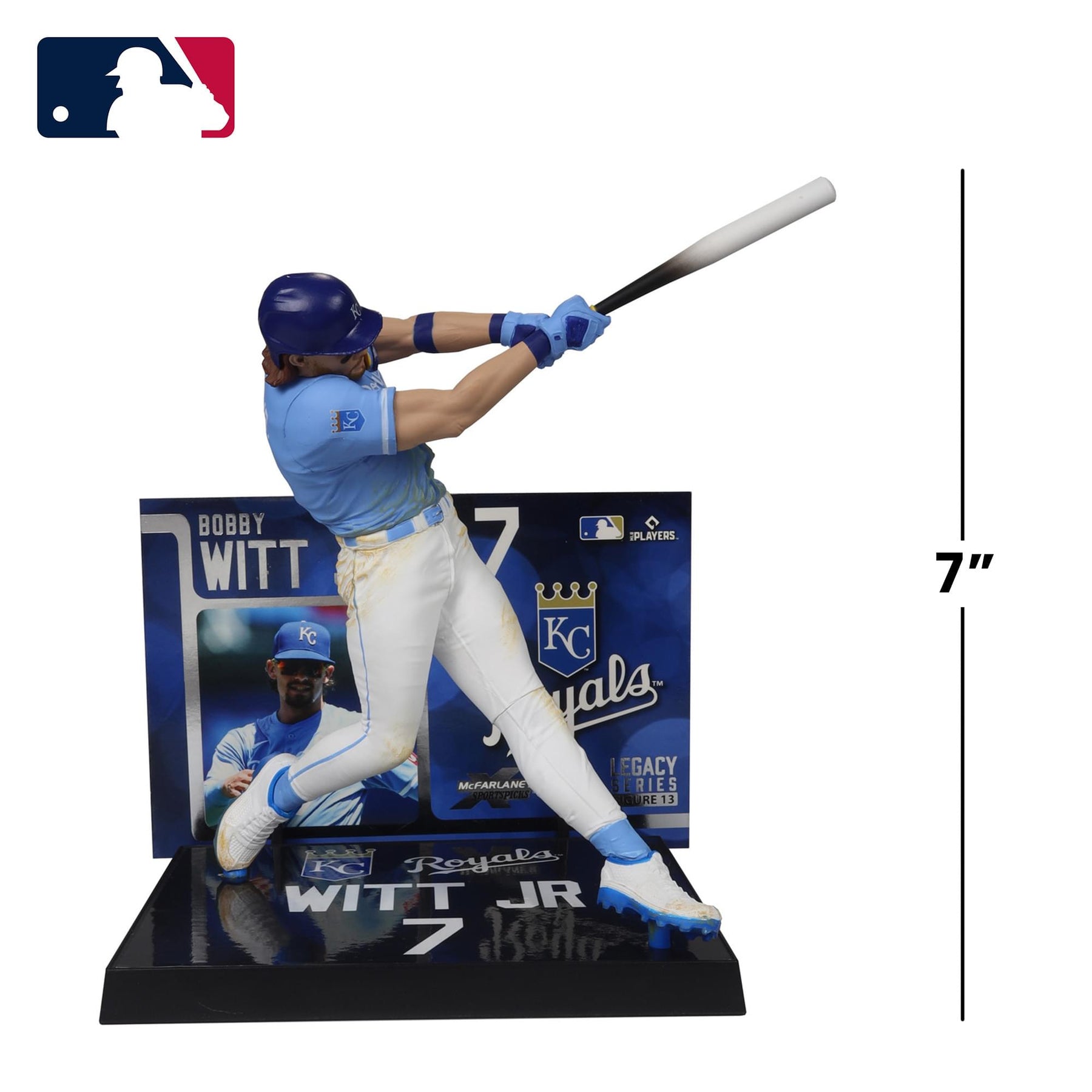 Kansas City Royals MLB Posed 7 Inch Figure | Bobby Witt Jr.