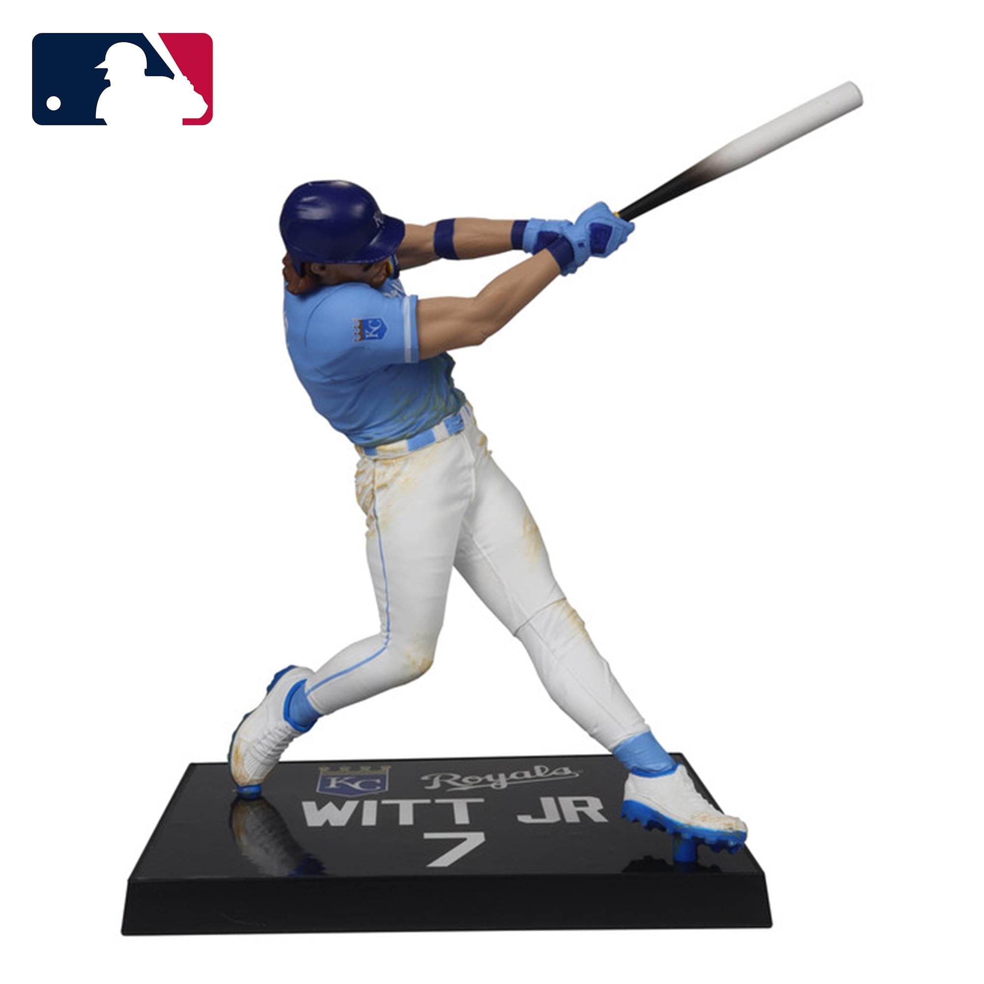 Kansas City Royals MLB 7 Inch Posed Figure | Bobby Witt Jr.  (Platinum Chase)