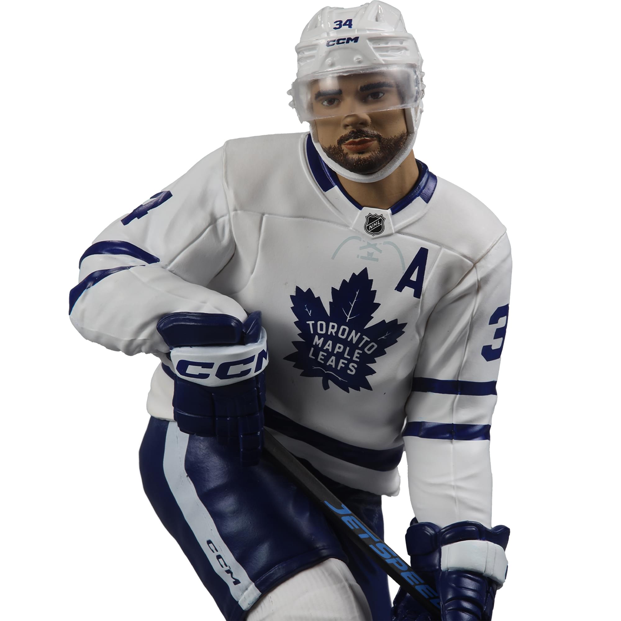 NHL McFarlane Sports Picks 7 Inch Chase Figure | Auston Matthews White Jersey