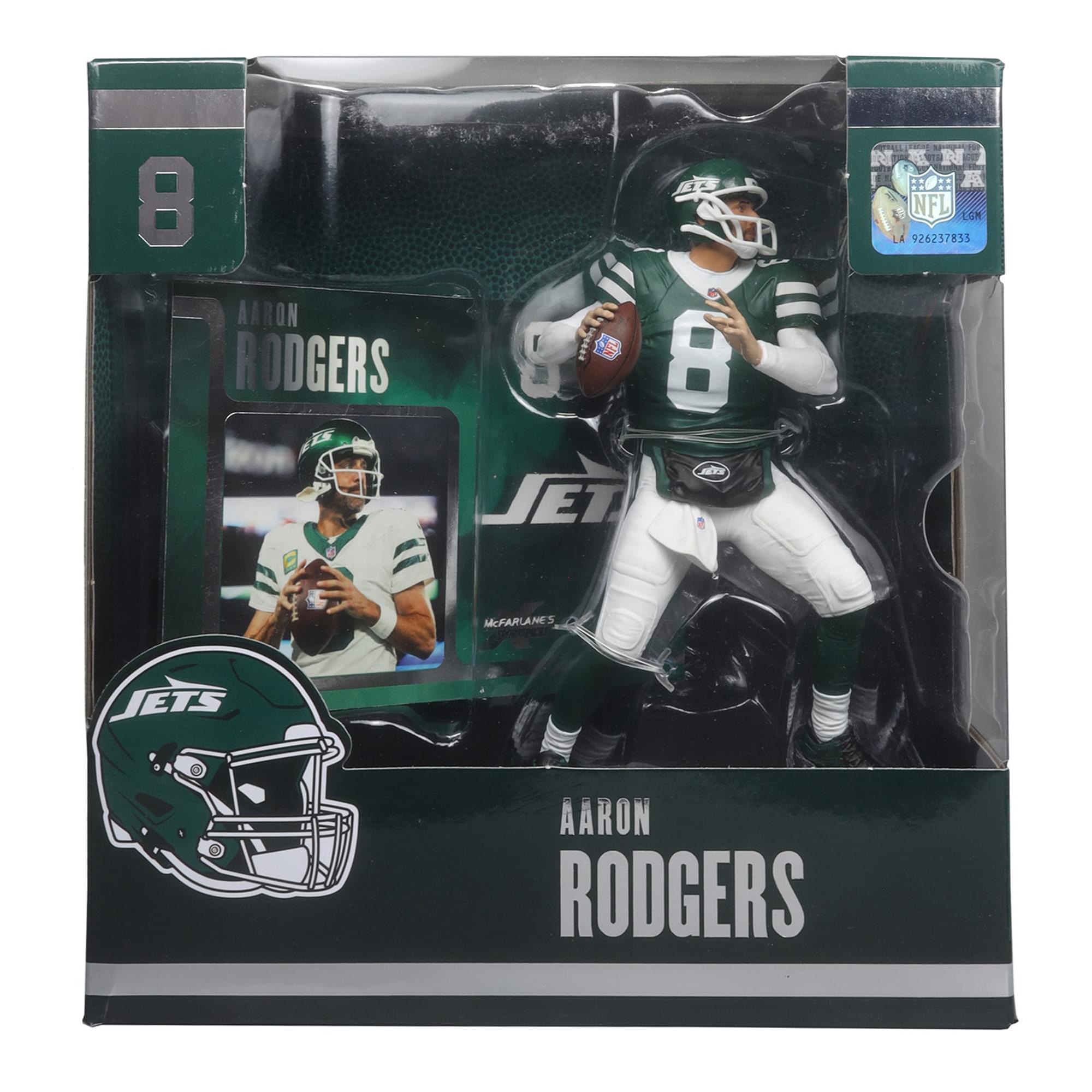 McFarlane NFL Aaron Rodgers (New York Jets) Action Figure