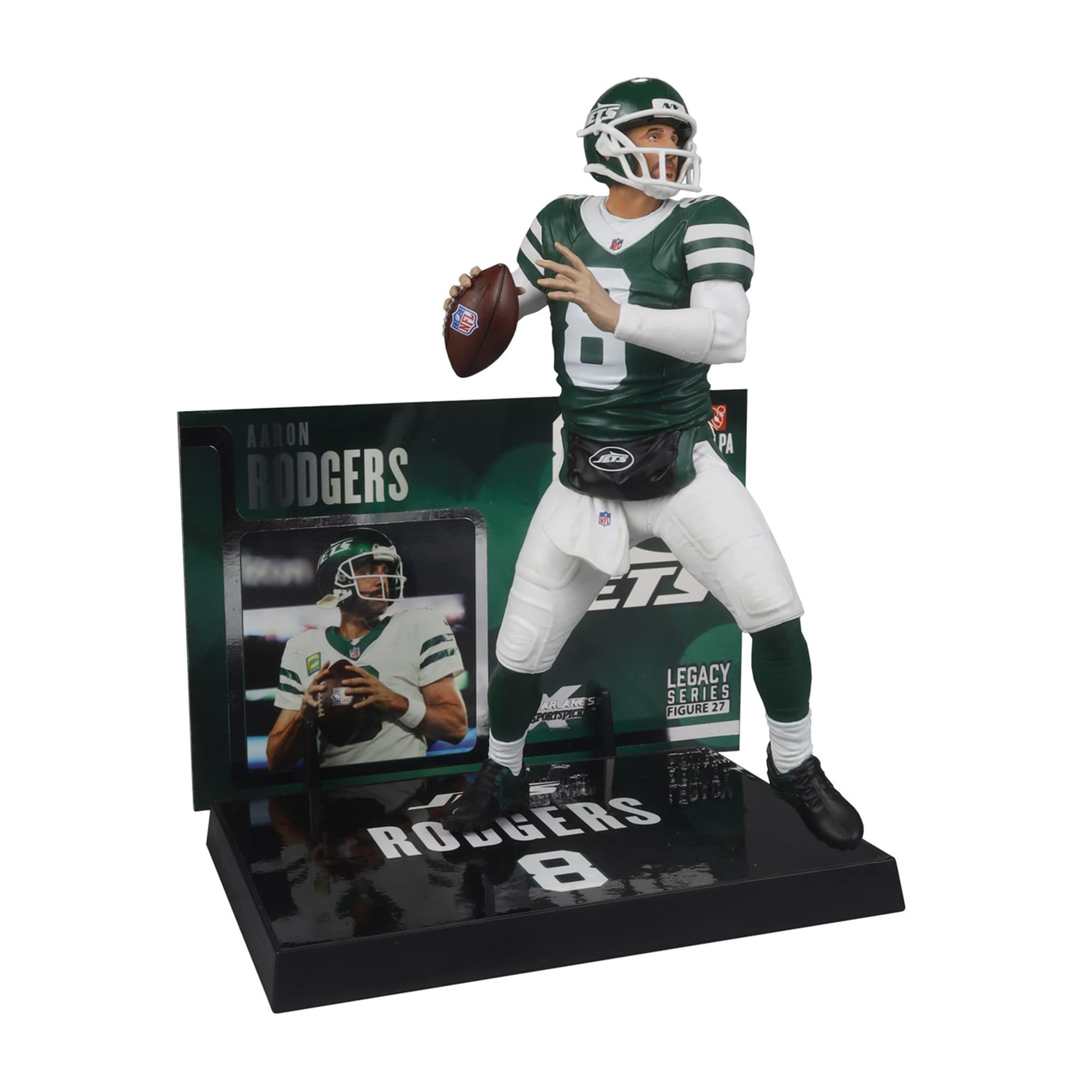 McFarlane NFL Aaron Rodgers (New York Jets) Action Figure
