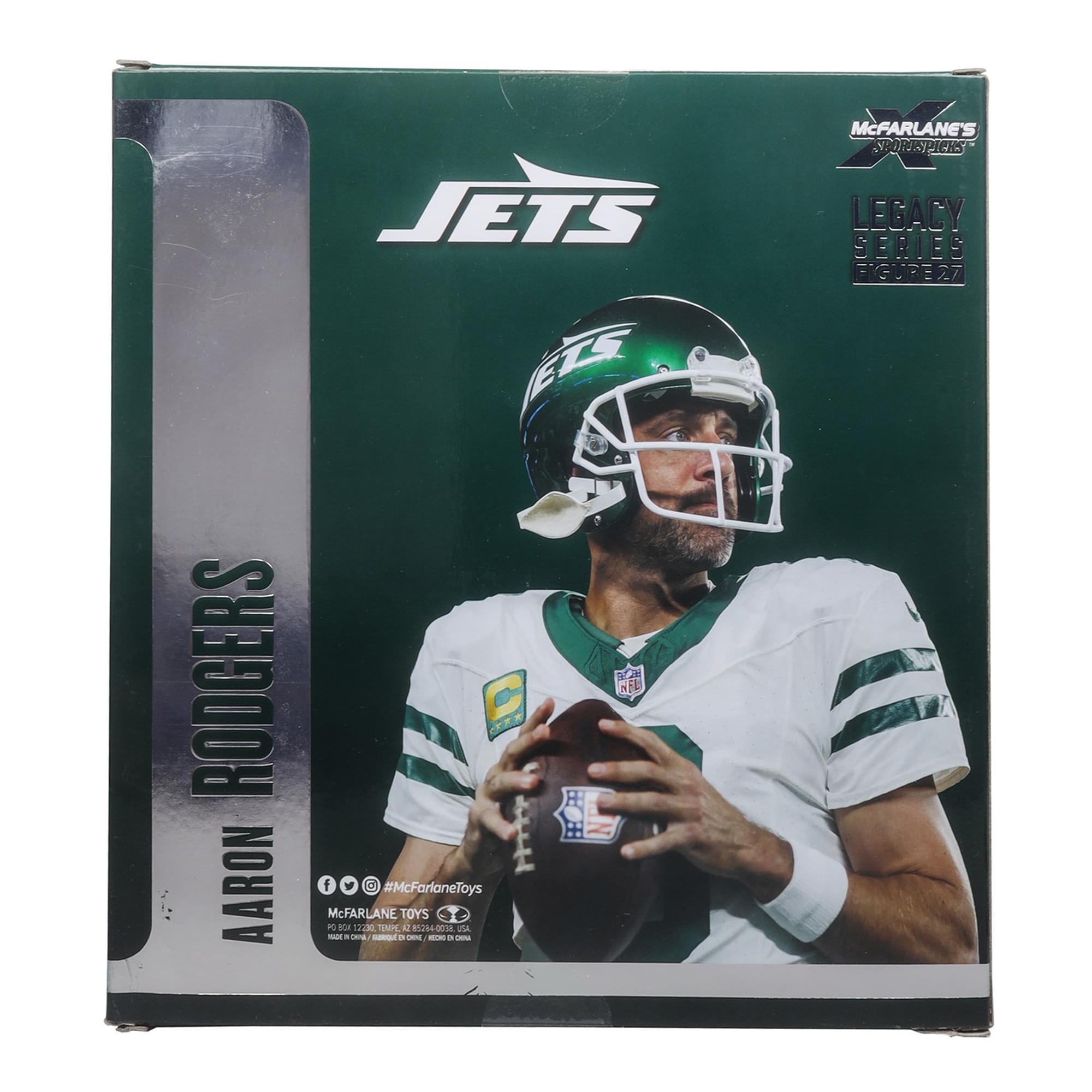 McFarlane NFL Aaron Rodgers (New York Jets) Action Figure