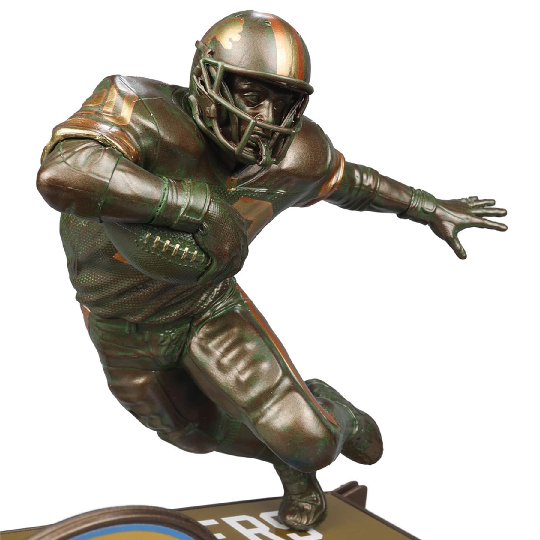 Detroit Lions NFL SportsPicks Figure | Barry Sanders (Bronze/Patina Gold Label)