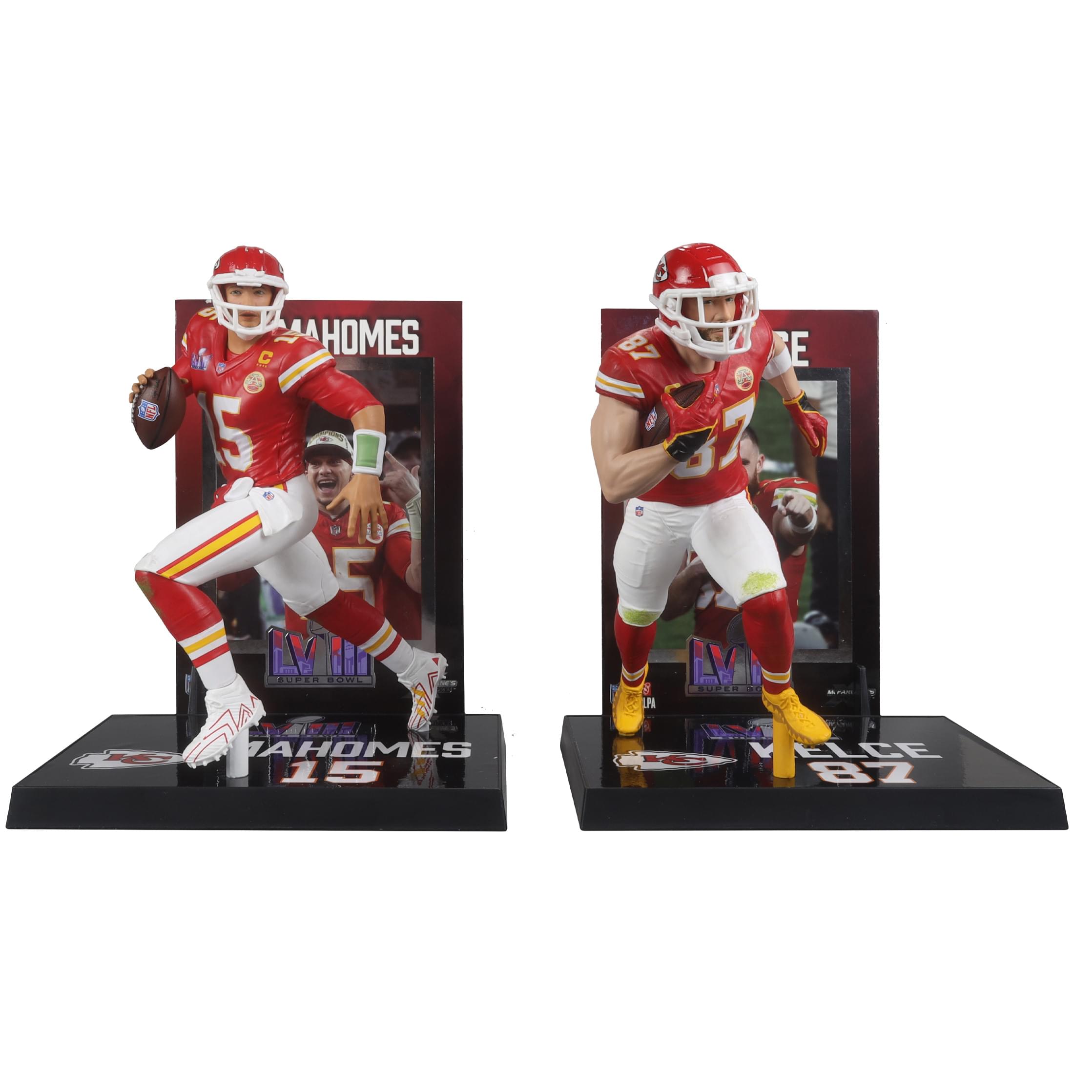 NFL McFarlane Figure Set |Travis Kelce & Patrick Mahomes