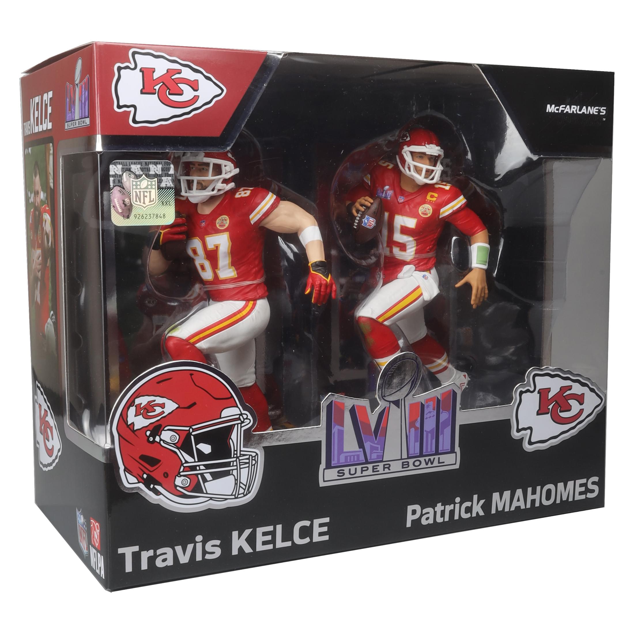 NFL McFarlane Figure Set |Travis Kelce & Patrick Mahomes