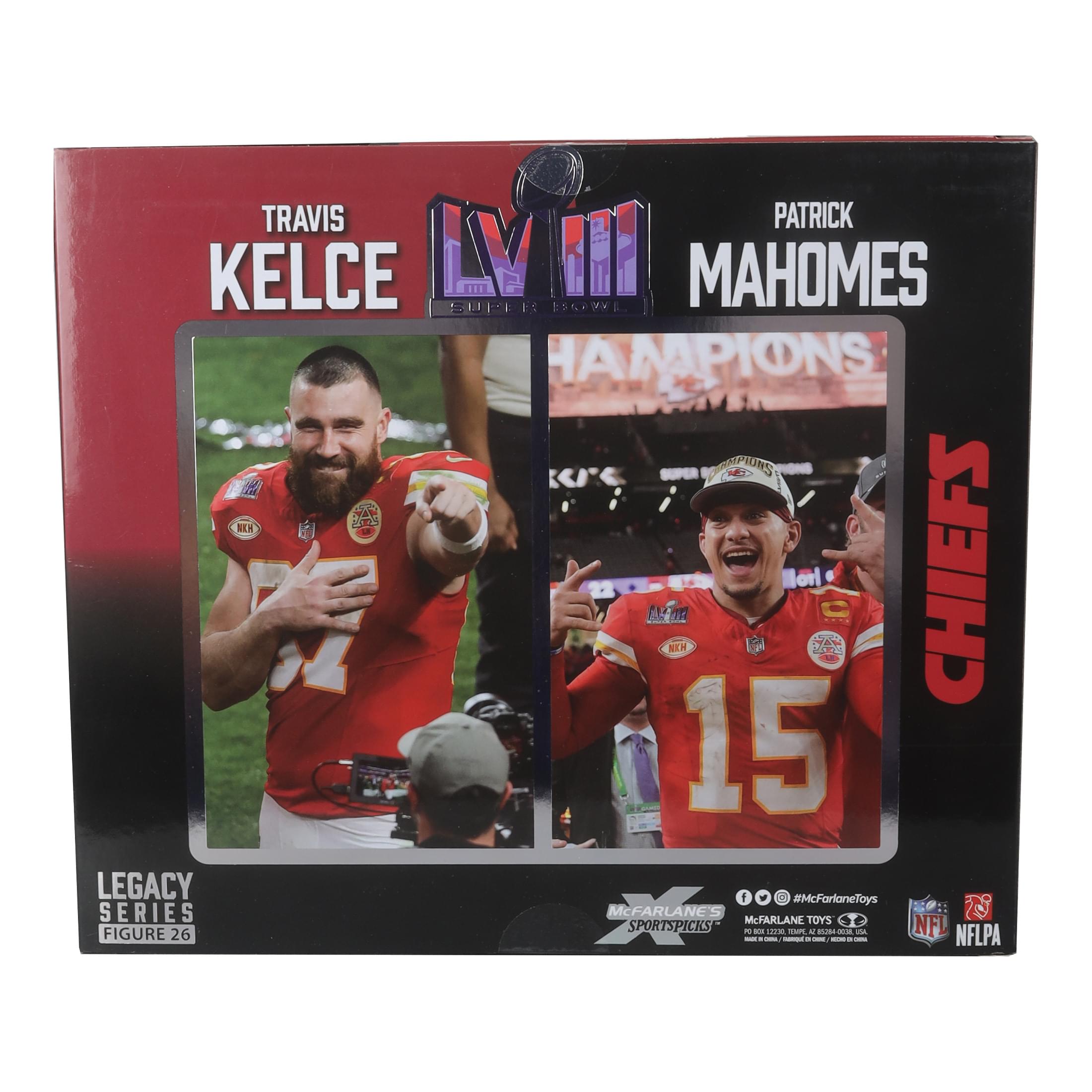 NFL McFarlane Figure Set |Travis Kelce & Patrick Mahomes