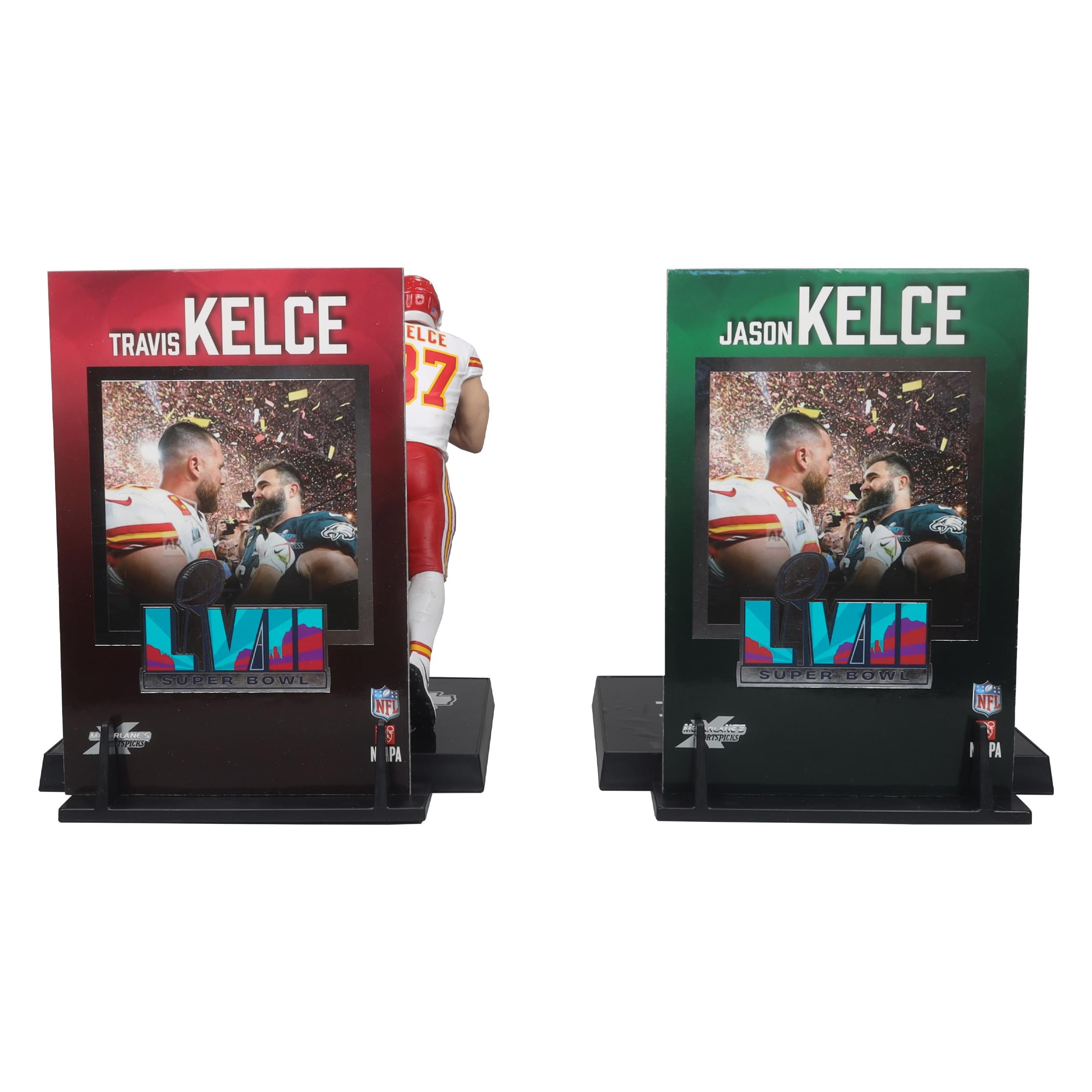 NFL McFarlane Figure Set |Travis Kelce & Jason Kelce