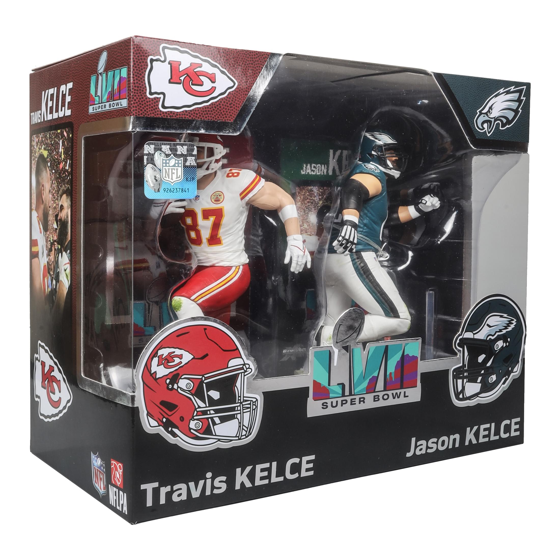 NFL McFarlane Figure Set |Travis Kelce & Jason Kelce