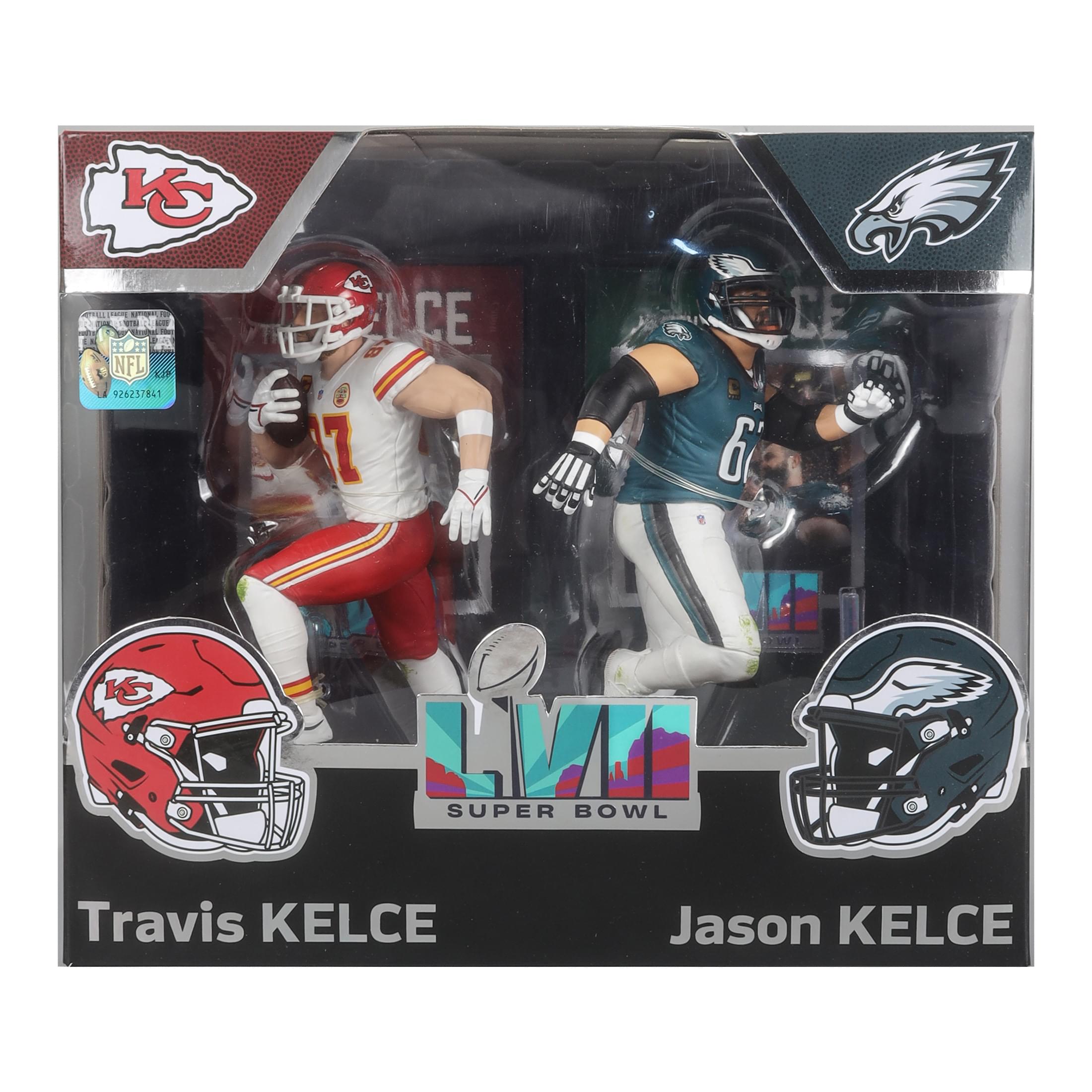 NFL McFarlane Figure Set |Travis Kelce & Jason Kelce