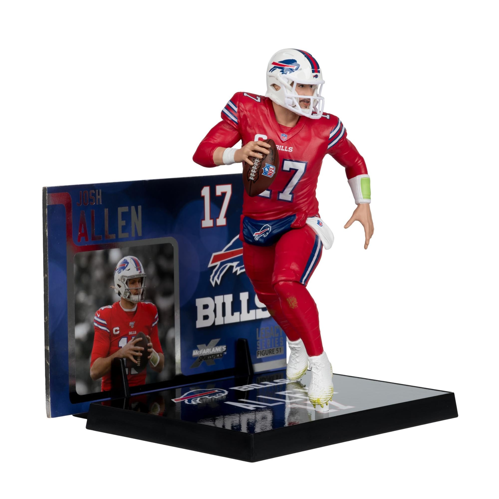Buffalo Bills NFL 7 Inch Posed Figure | Josh Allen (Color Rush Jersey)