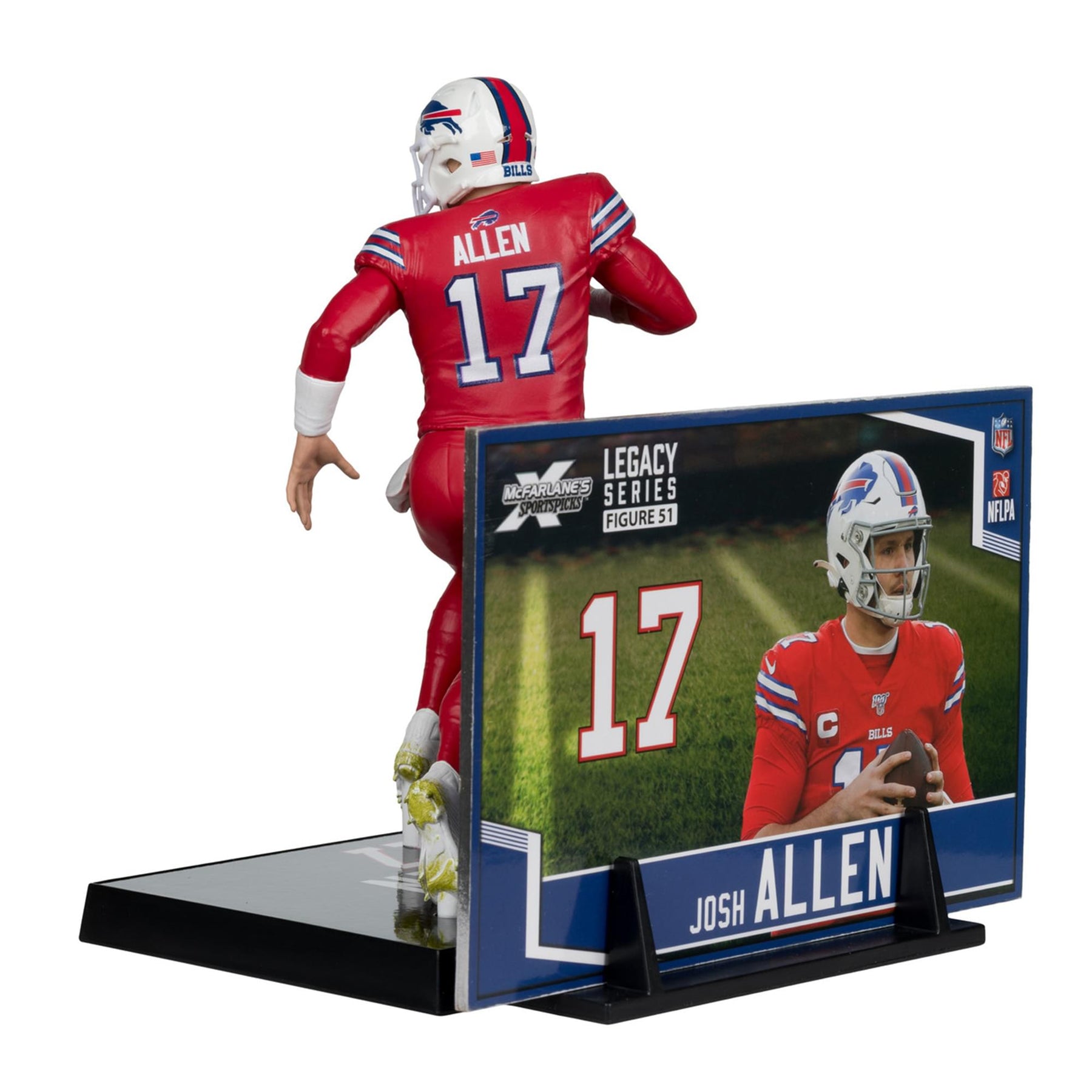 Buffalo Bills NFL 7 Inch Posed Figure | Josh Allen (Color Rush Jersey)