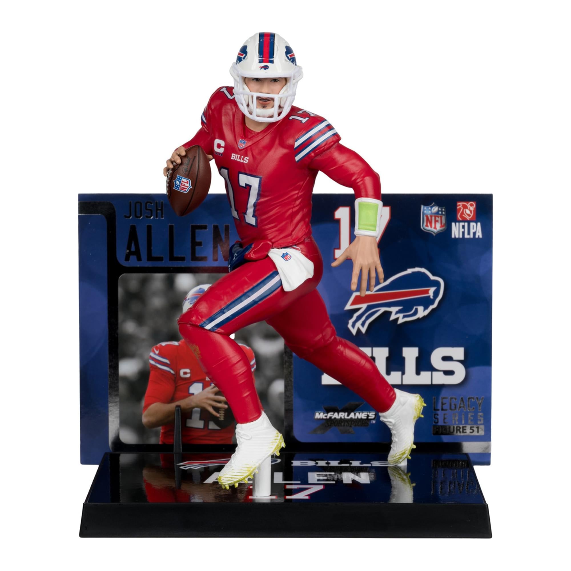 Buffalo Bills NFL 7 Inch Posed Figure | Josh Allen (Color Rush Jersey)