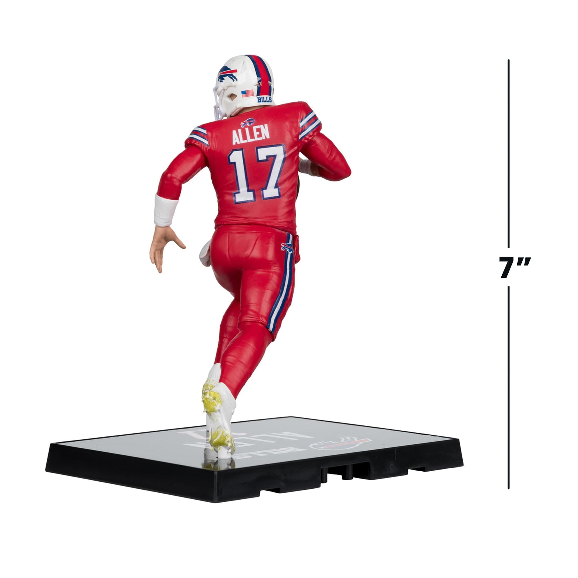 Buffalo Bills NFL 7 Inch Posed Figure | Josh Allen (Color Rush Jersey)