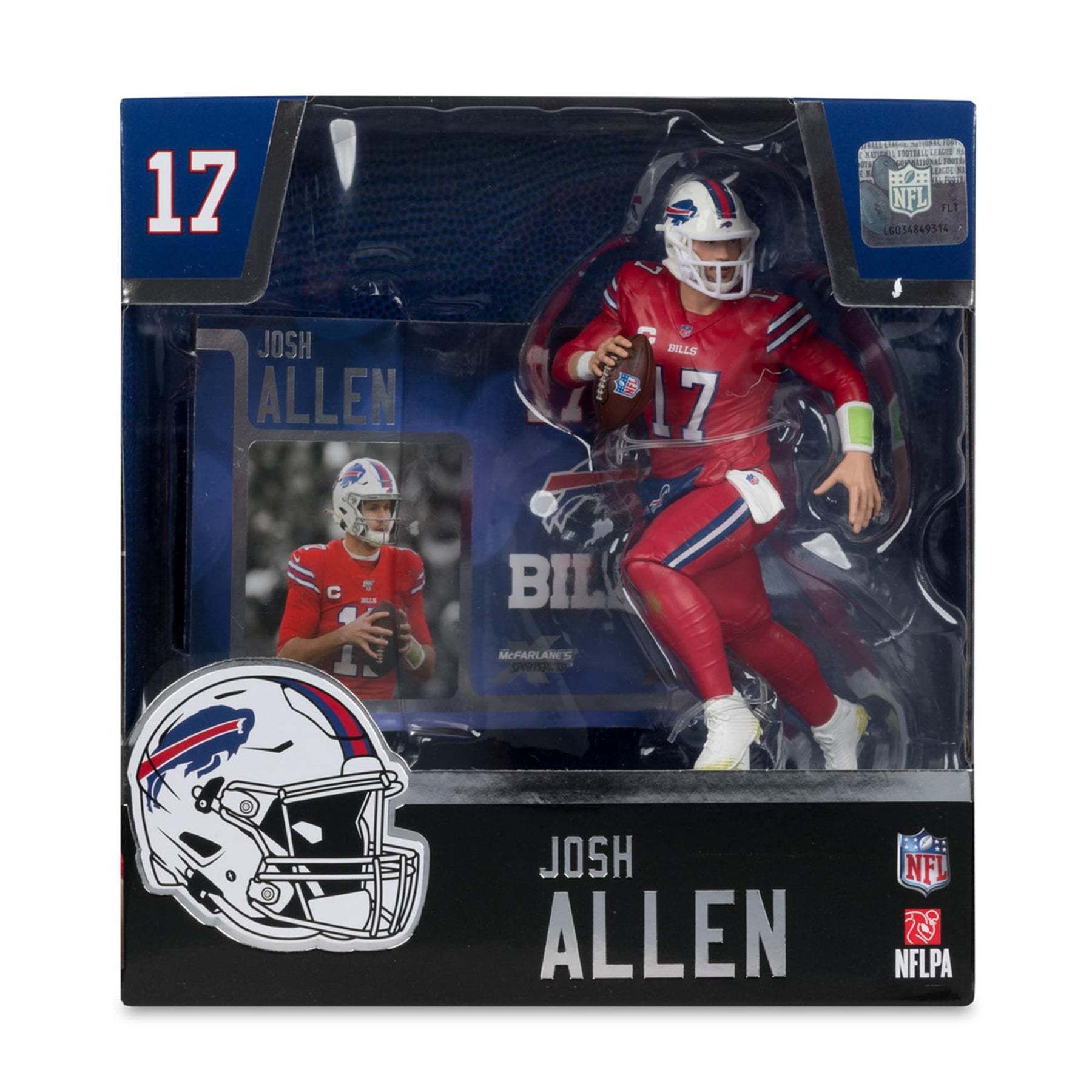 Buffalo Bills NFL 7 Inch Posed Figure | Josh Allen (Color Rush Jersey)