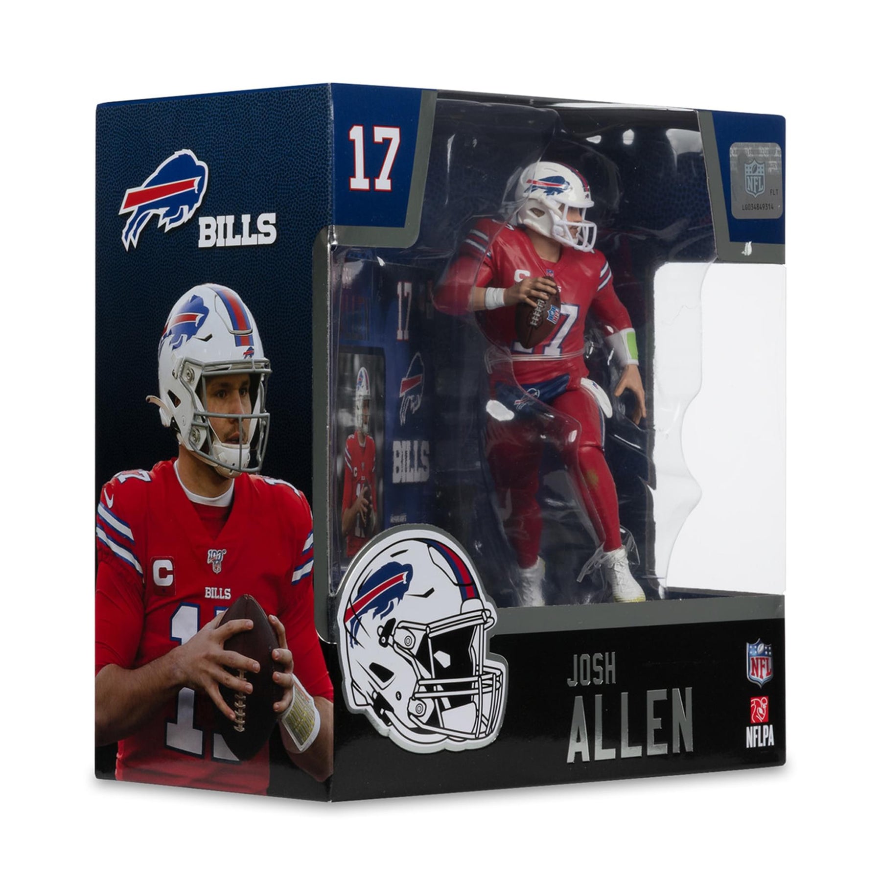 Buffalo Bills NFL 7 Inch Posed Figure | Josh Allen (Color Rush Jersey)