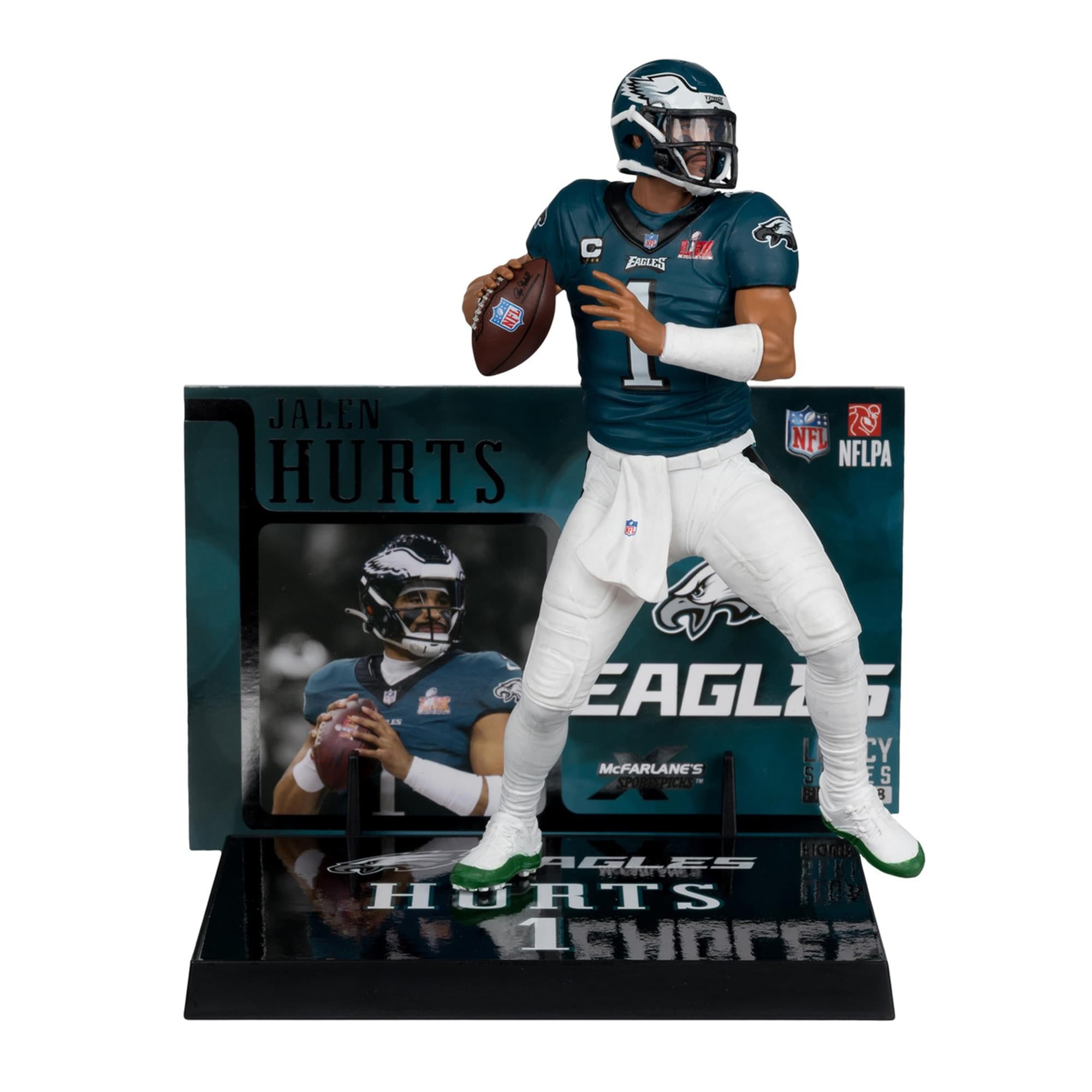 Philadelphia Eagles NFL 7 Inch Posed Figure | Jalen Hurts (Super Bowl Edition)