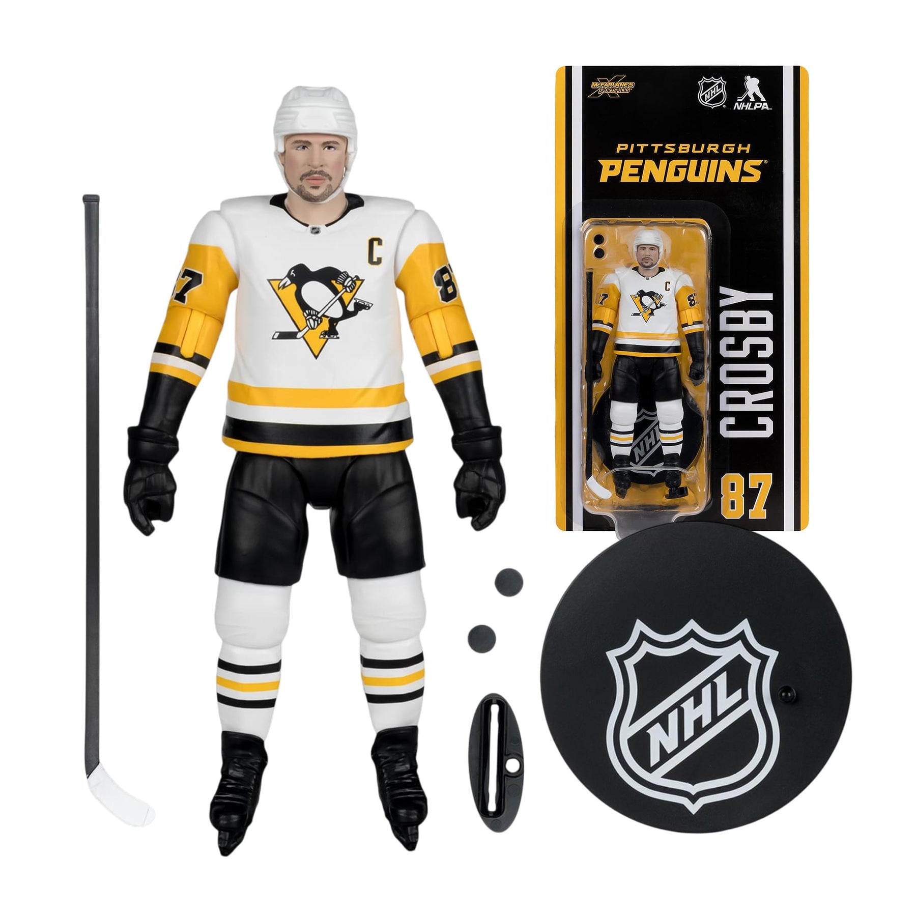 Pittsburgh Penguins NHL 6-Inch SportsPicks Figure | Sidney Crosby
