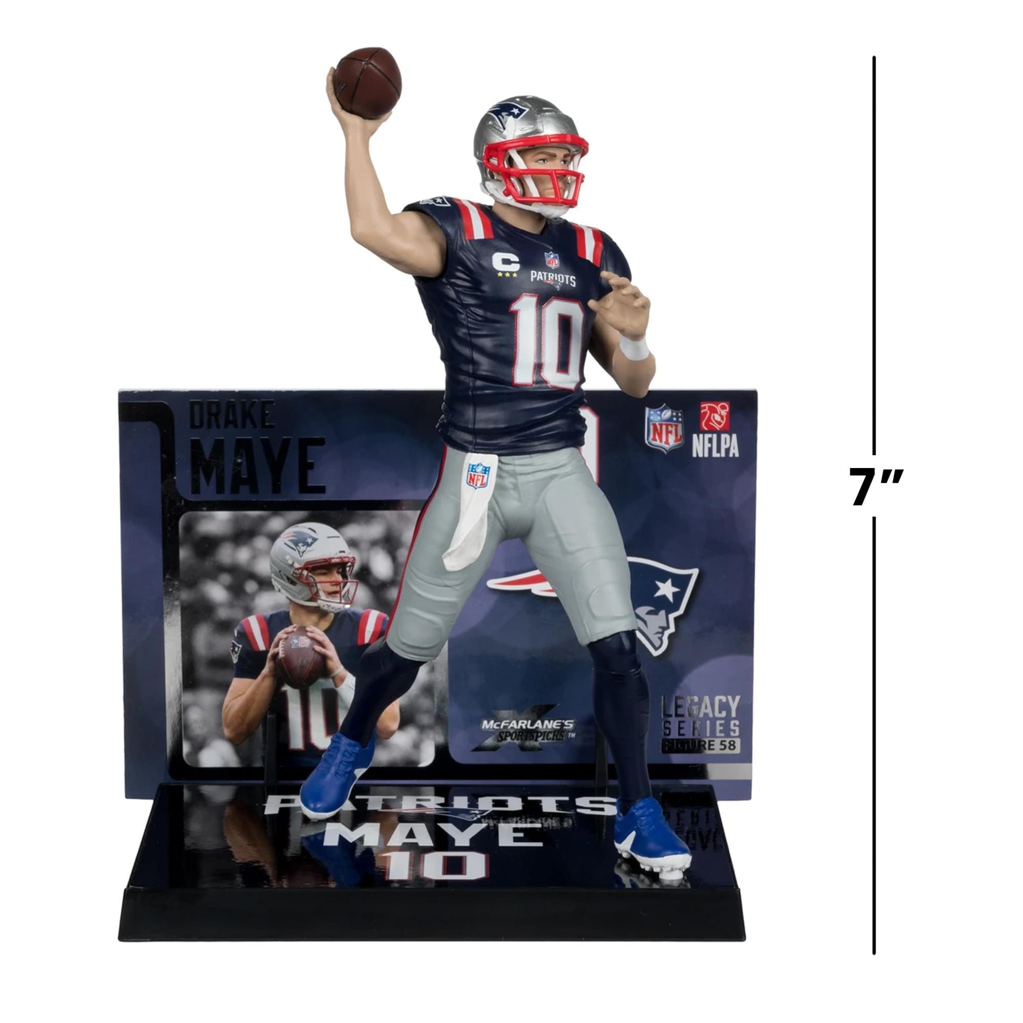 Drake Maye (New England Patriots) NFL McFarlane SportsPicks 7-Inch Figure