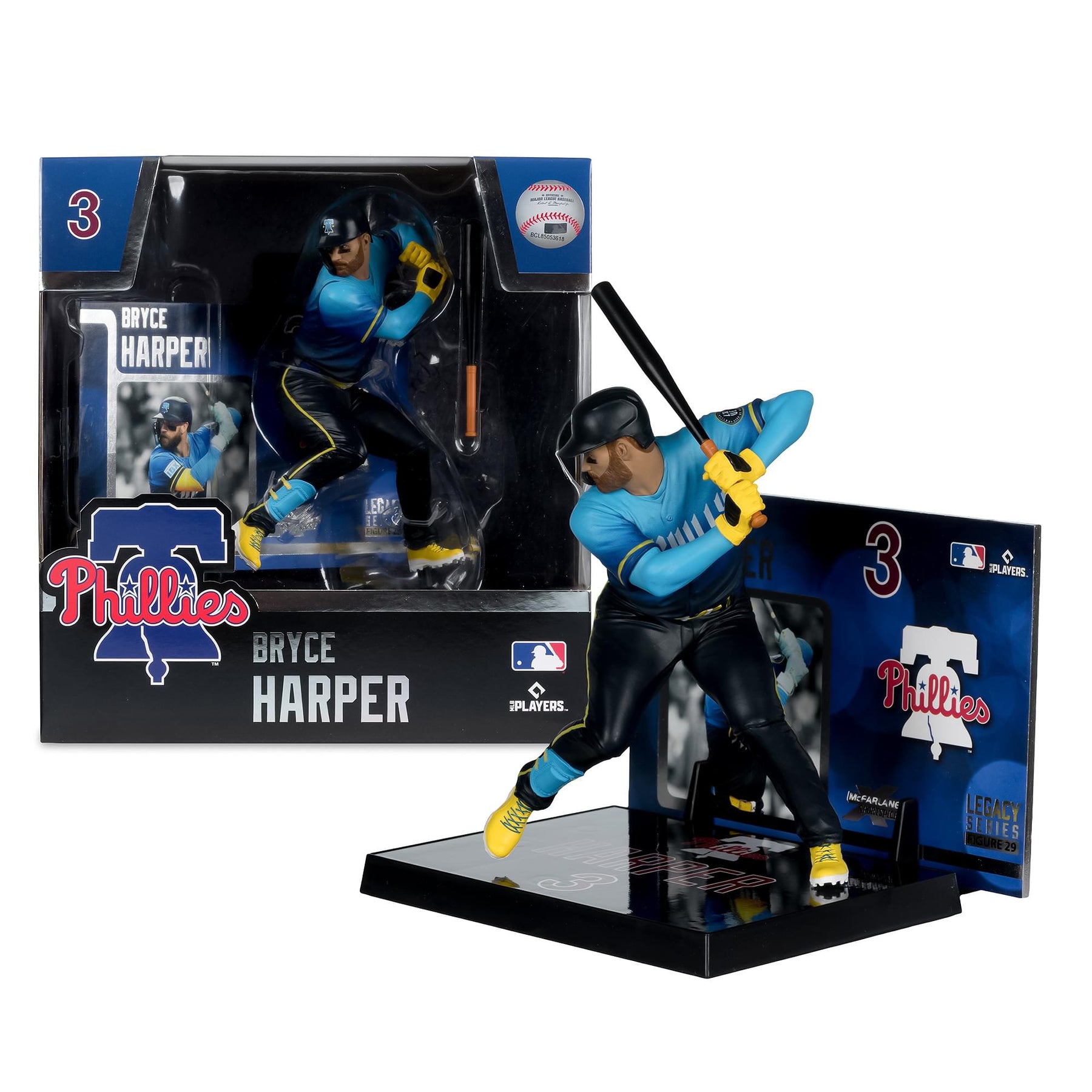Philadelphia Phillies MLB 7-Inch Figure | Bryce Harper (City Connect Jersey)