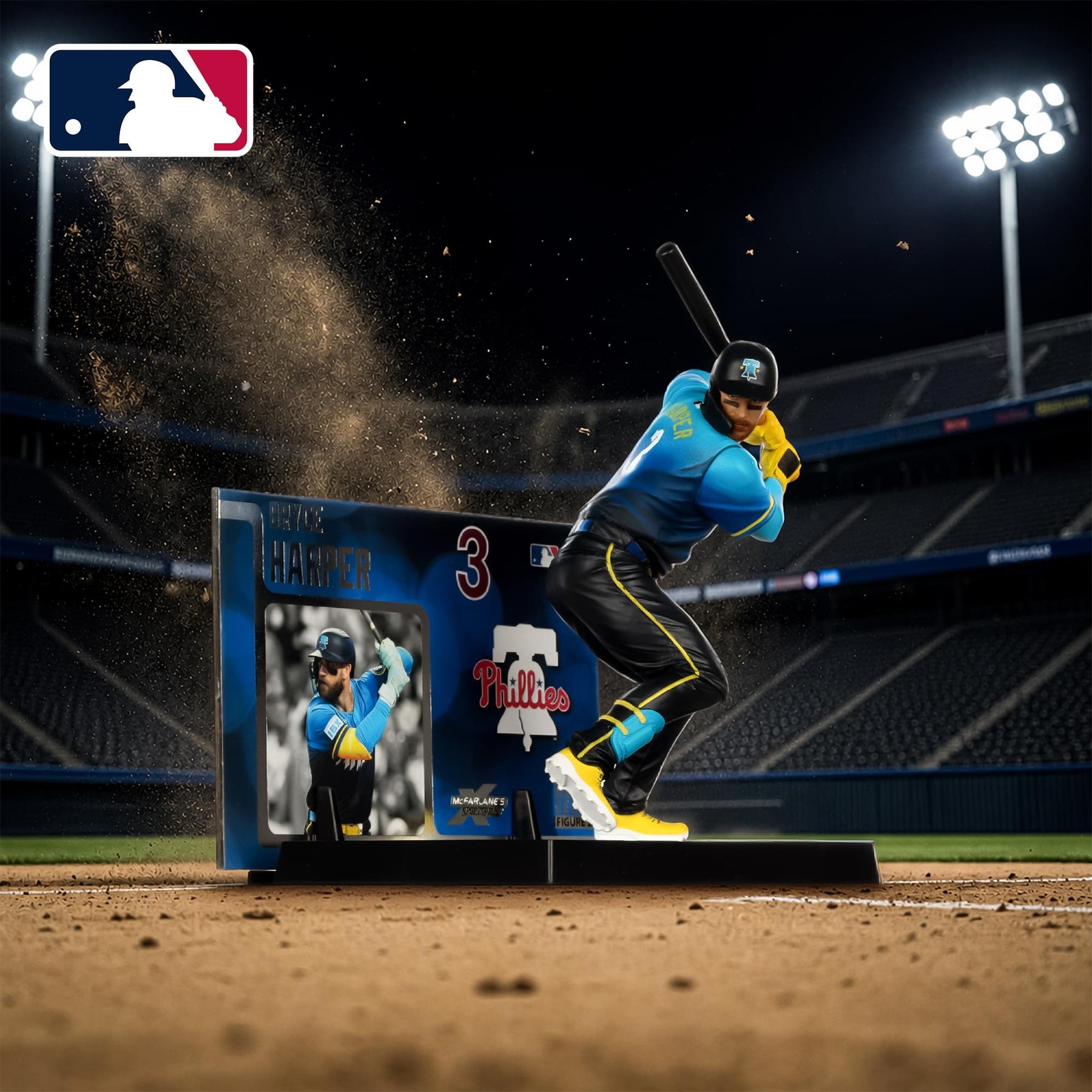 Philadelphia Phillies MLB 7-Inch Figure | Bryce Harper (City Connect Jersey)