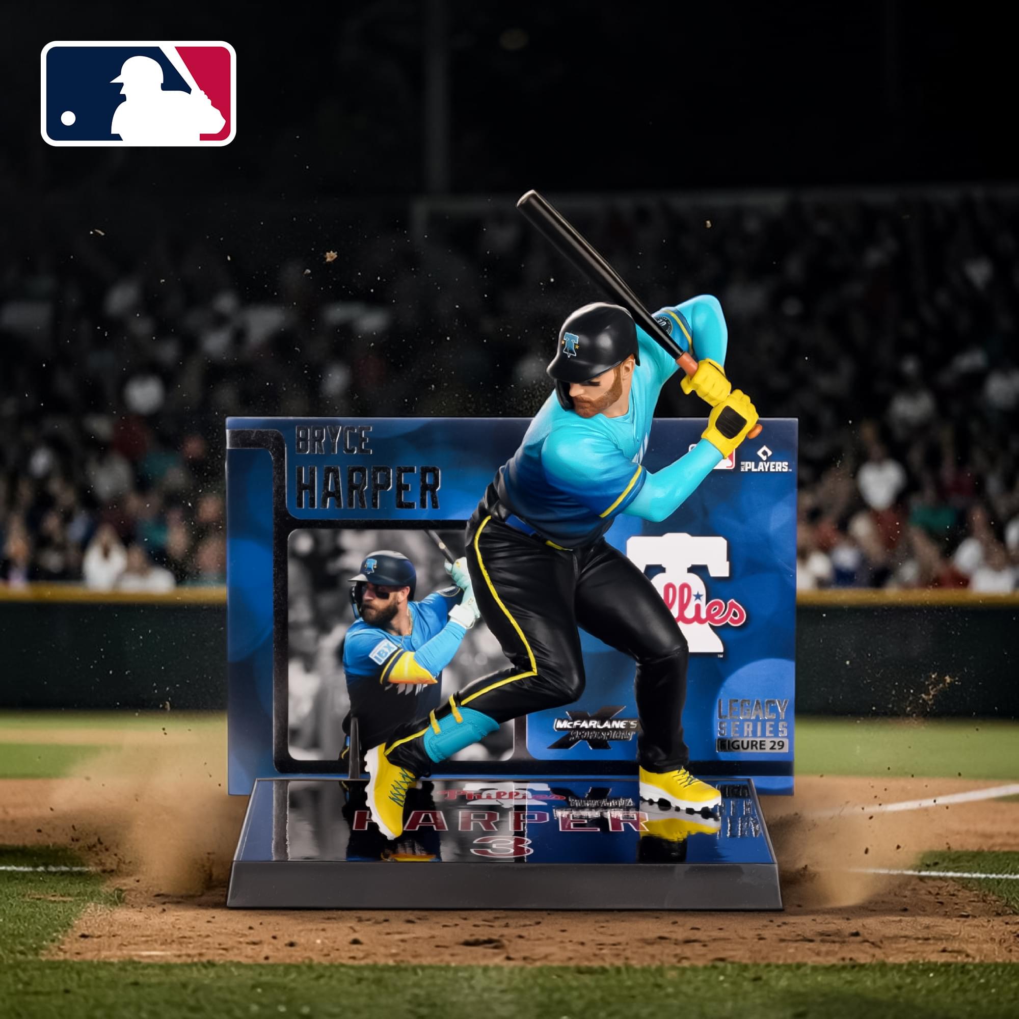 Philadelphia Phillies MLB 7-Inch Figure | Bryce Harper (City Connect Jersey)