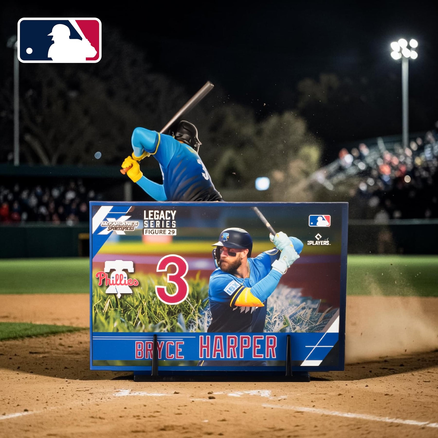 Philadelphia Phillies MLB 7-Inch Figure | Bryce Harper (City Connect Jersey)
