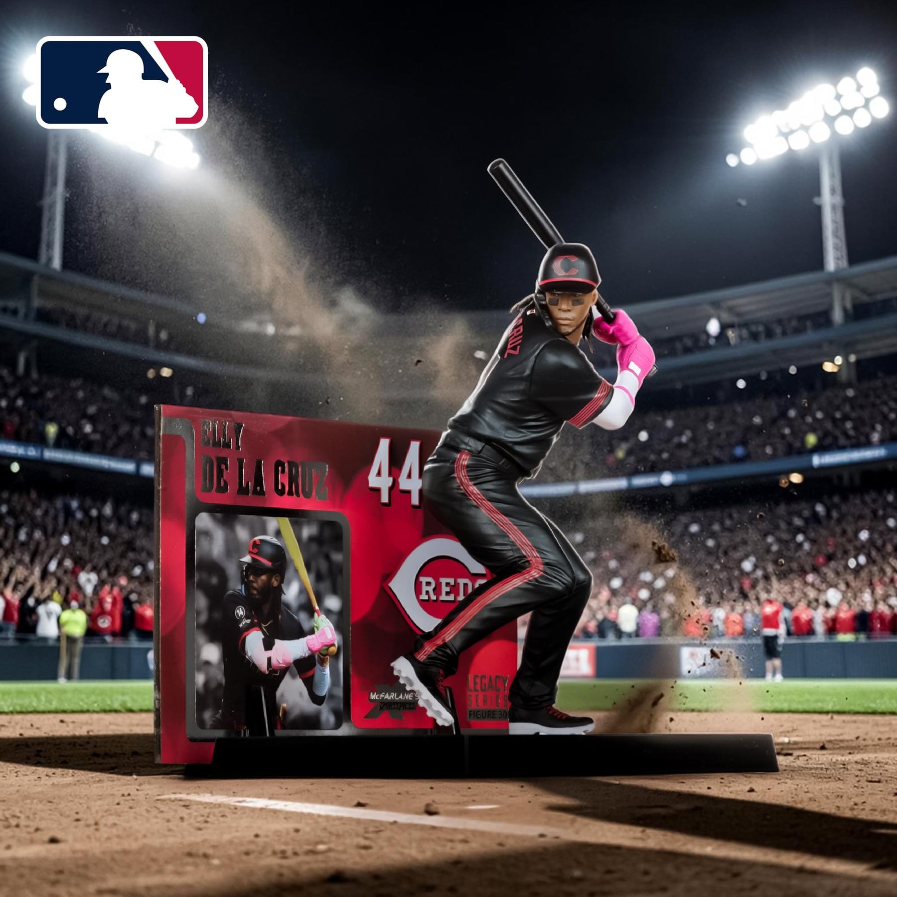Cincinnati Reds MLB 7-Inch Figure | Elly De La Cruz (City Connect Jersey)