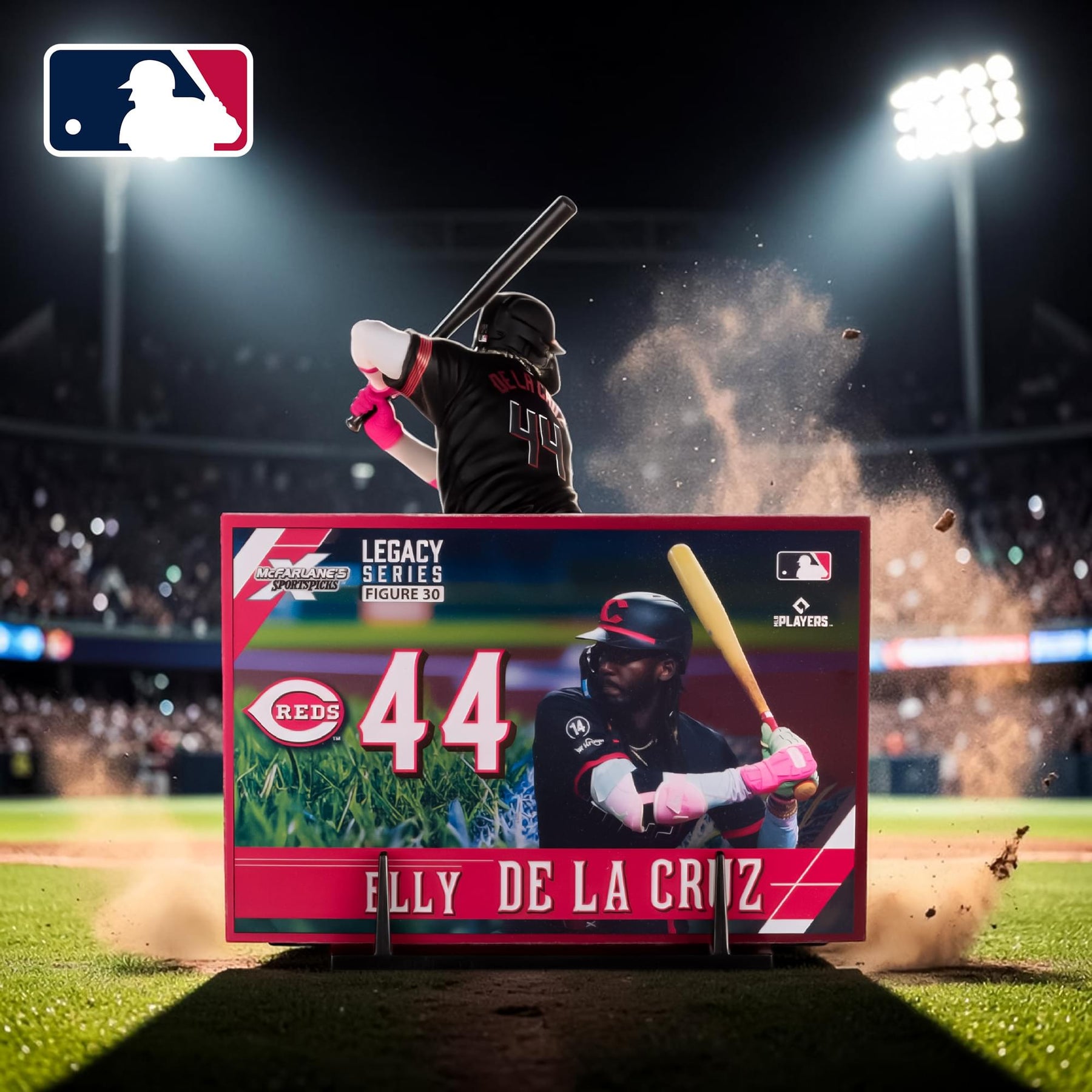 Cincinnati Reds MLB 7-Inch Figure | Elly De La Cruz (City Connect Jersey)