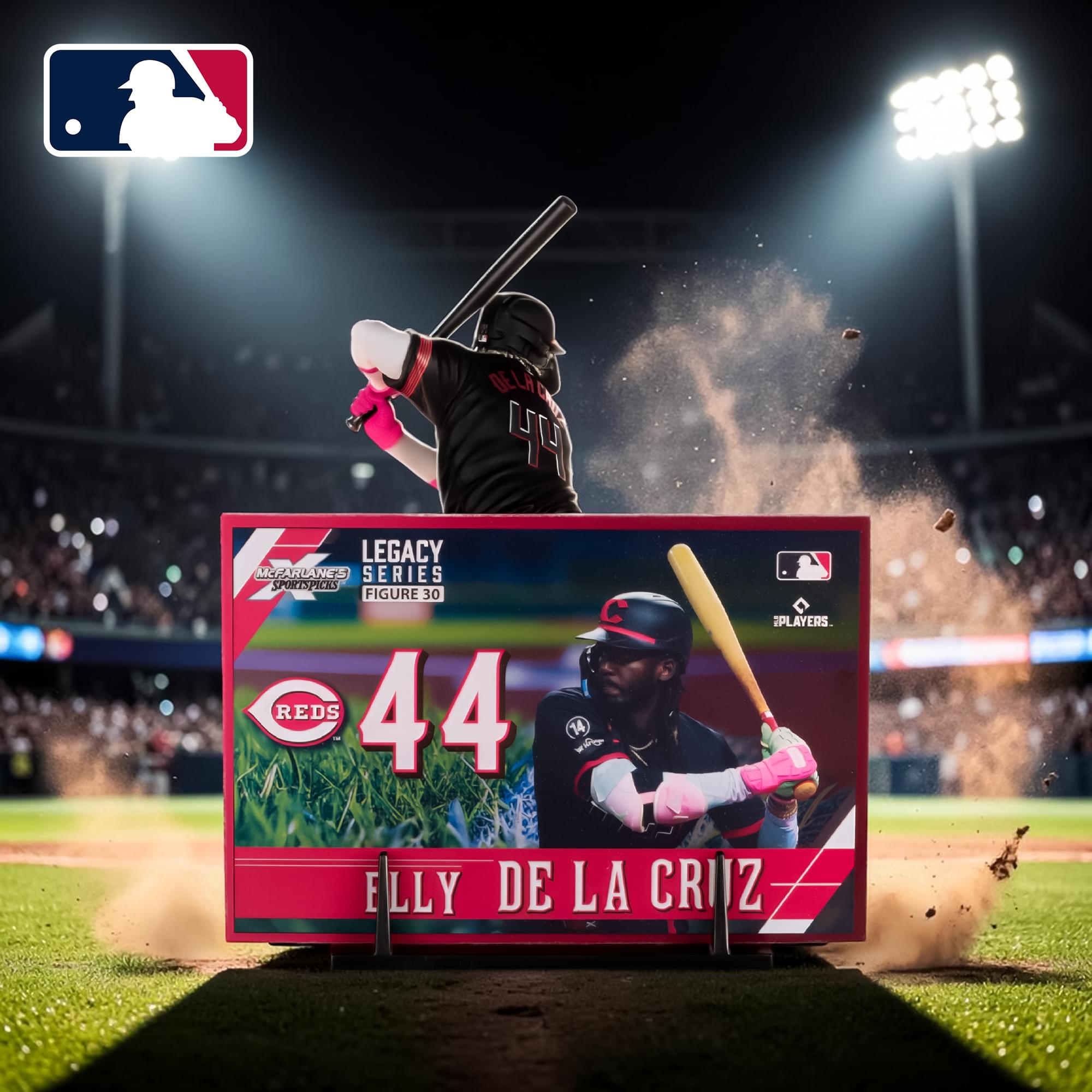 Cincinnati Reds MLB 7-Inch Figure | Elly De La Cruz (City Connect Jersey)