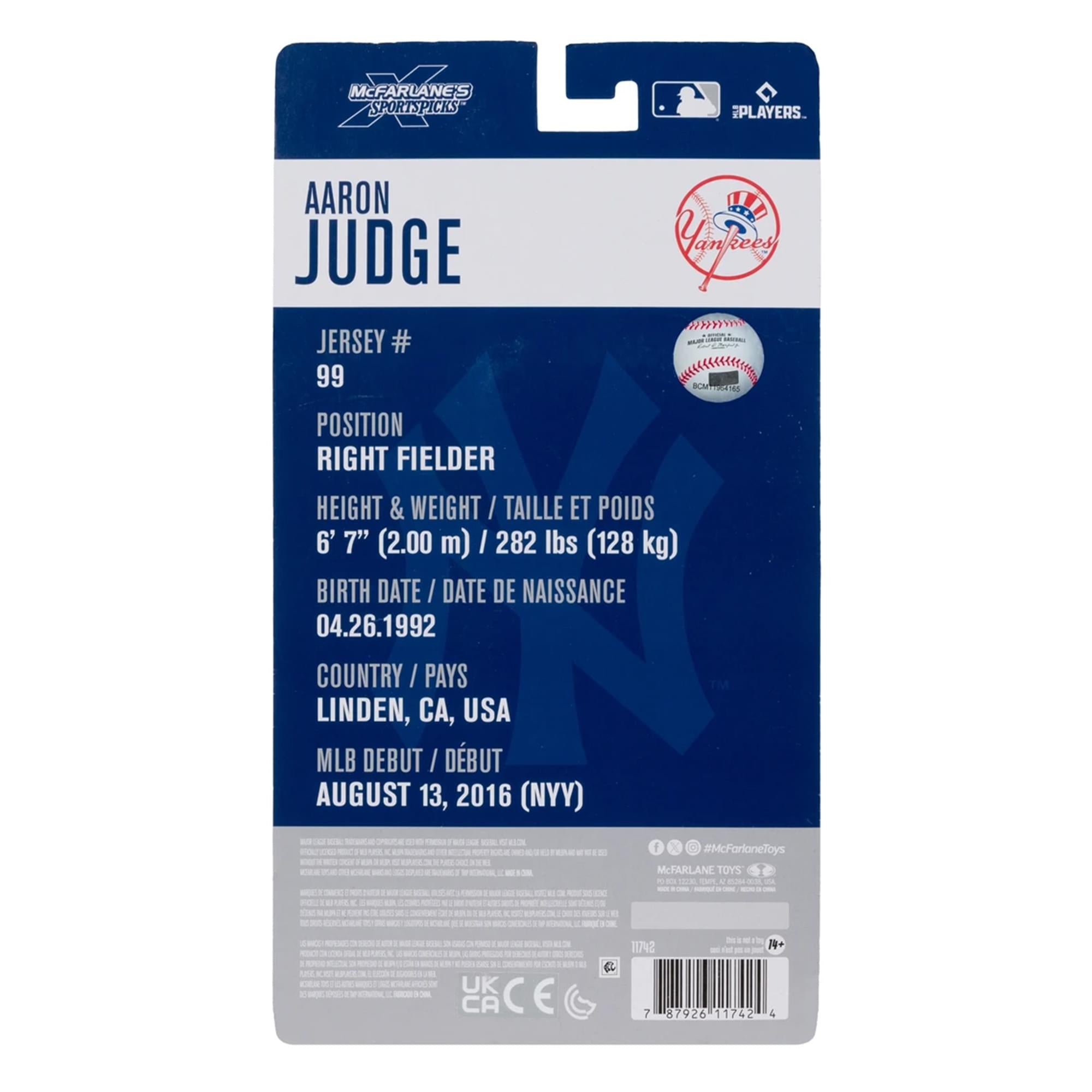 Aaron Judge (New York Yankees) MLB McFarlane SportsPicks 6-Inch Figure