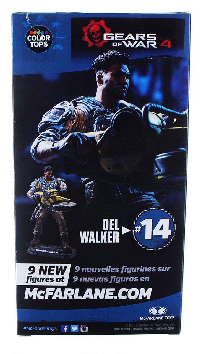 Gears of War 4 7" Color Tops Action Figure: Del Walker