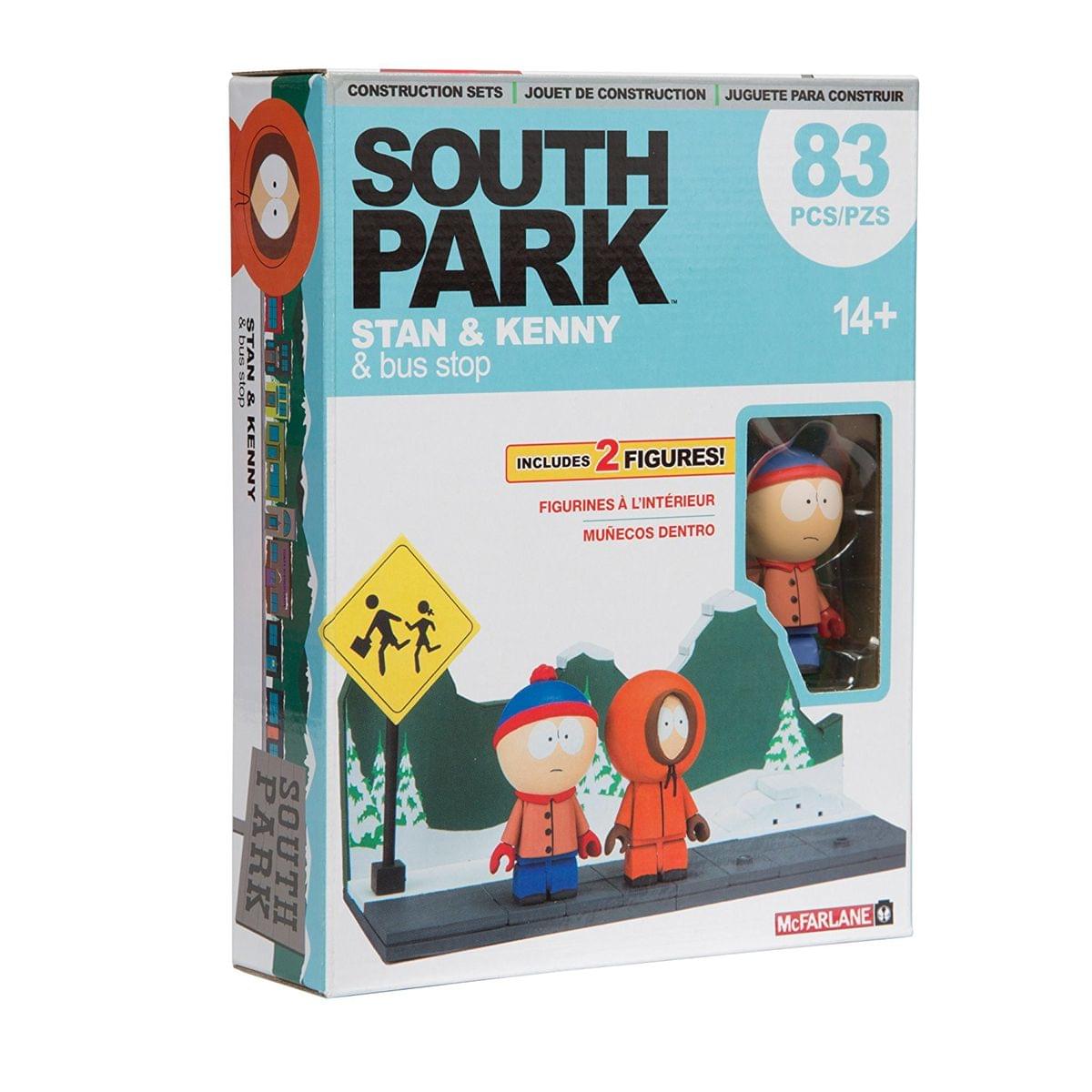 South Park The Bus Stop 82-Piece Construction Set w/ Stan & Kenny