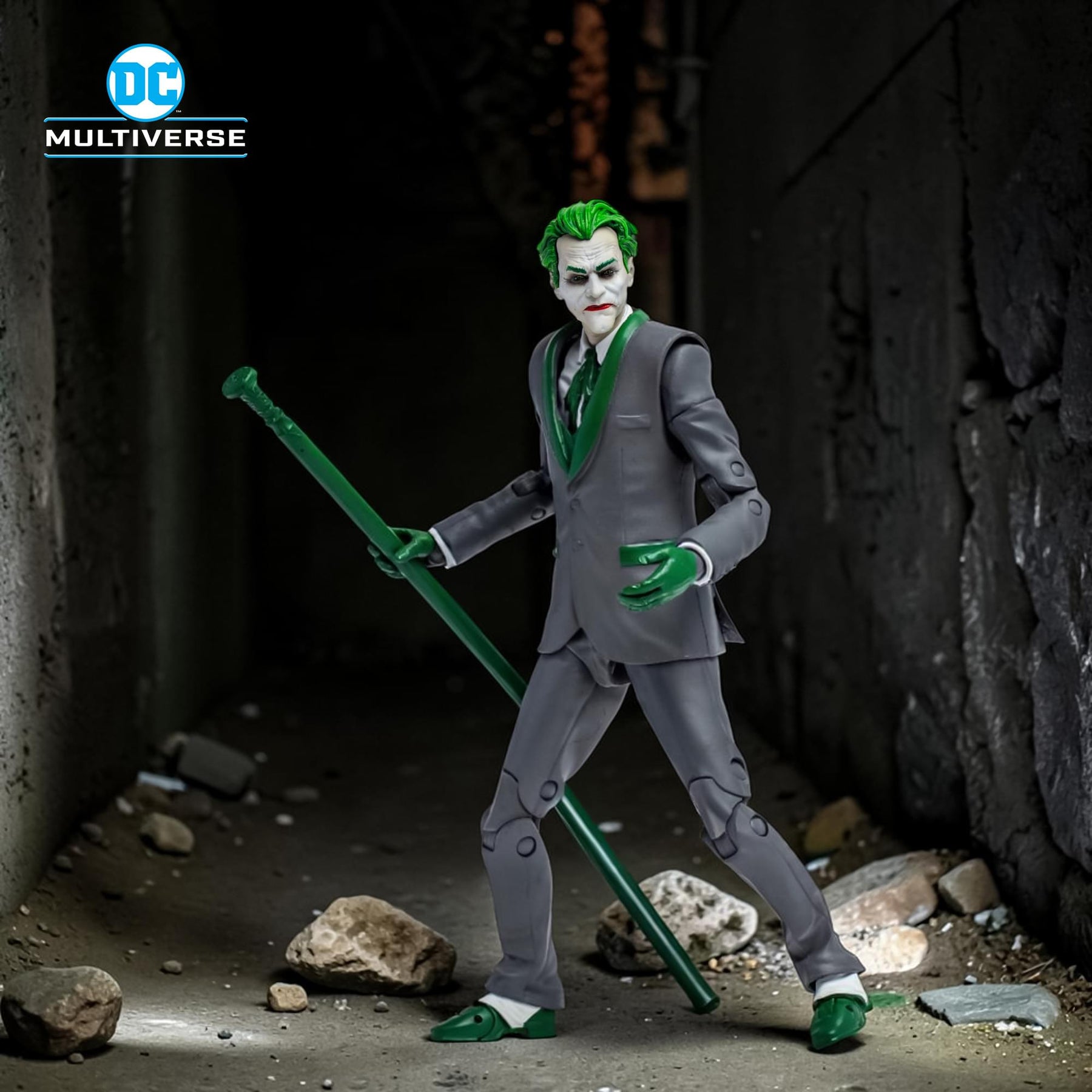 DC Multiverse Batman: Three Jokers Action Figure | Joker BW Accent Edition