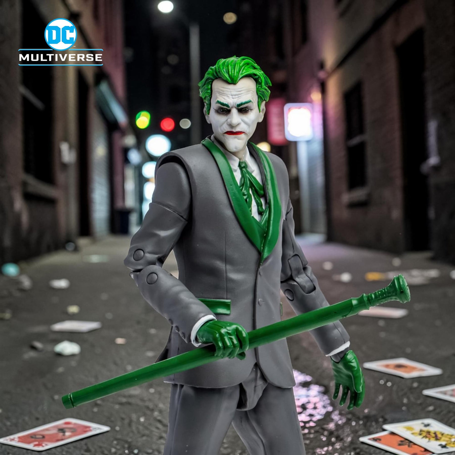 DC Multiverse Batman: Three Jokers Action Figure | Joker BW Accent Edition