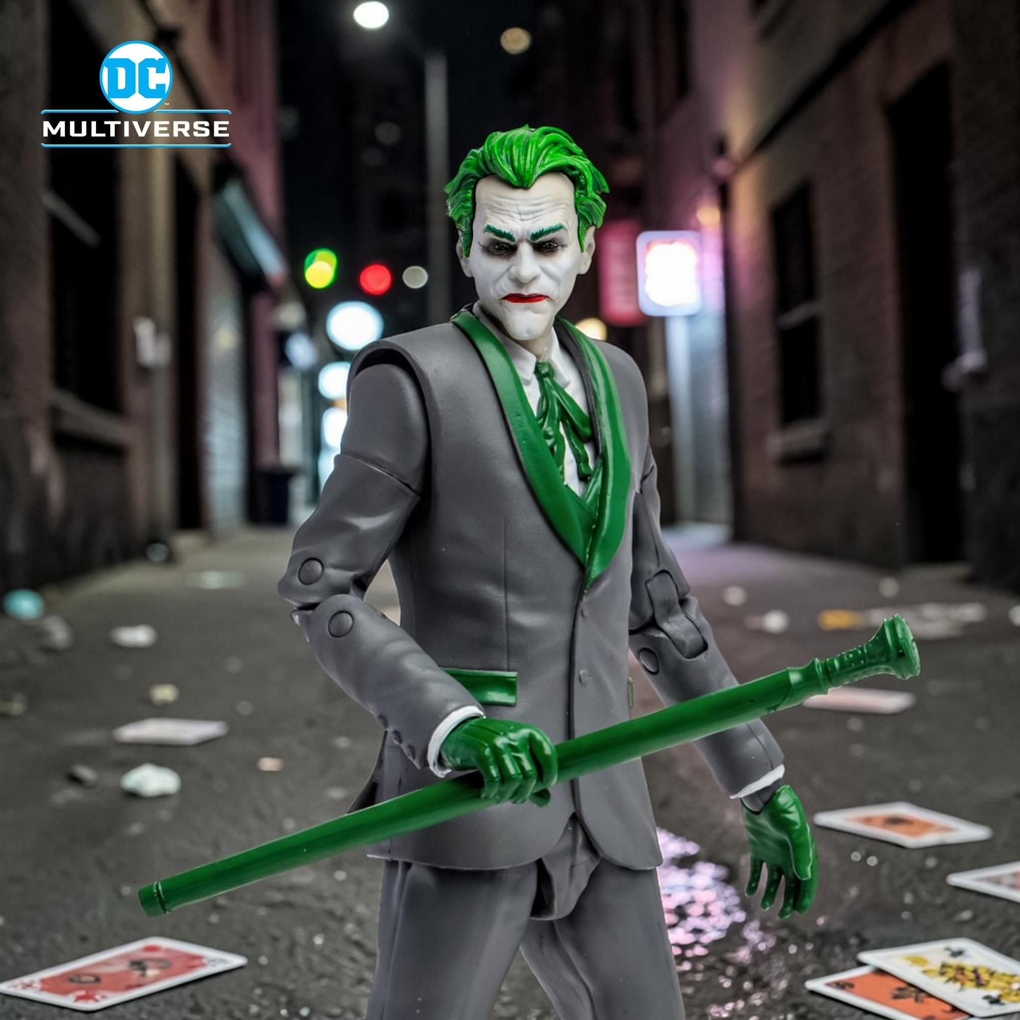DC Multiverse Batman: Three Jokers Action Figure | Joker BW Accent Edition