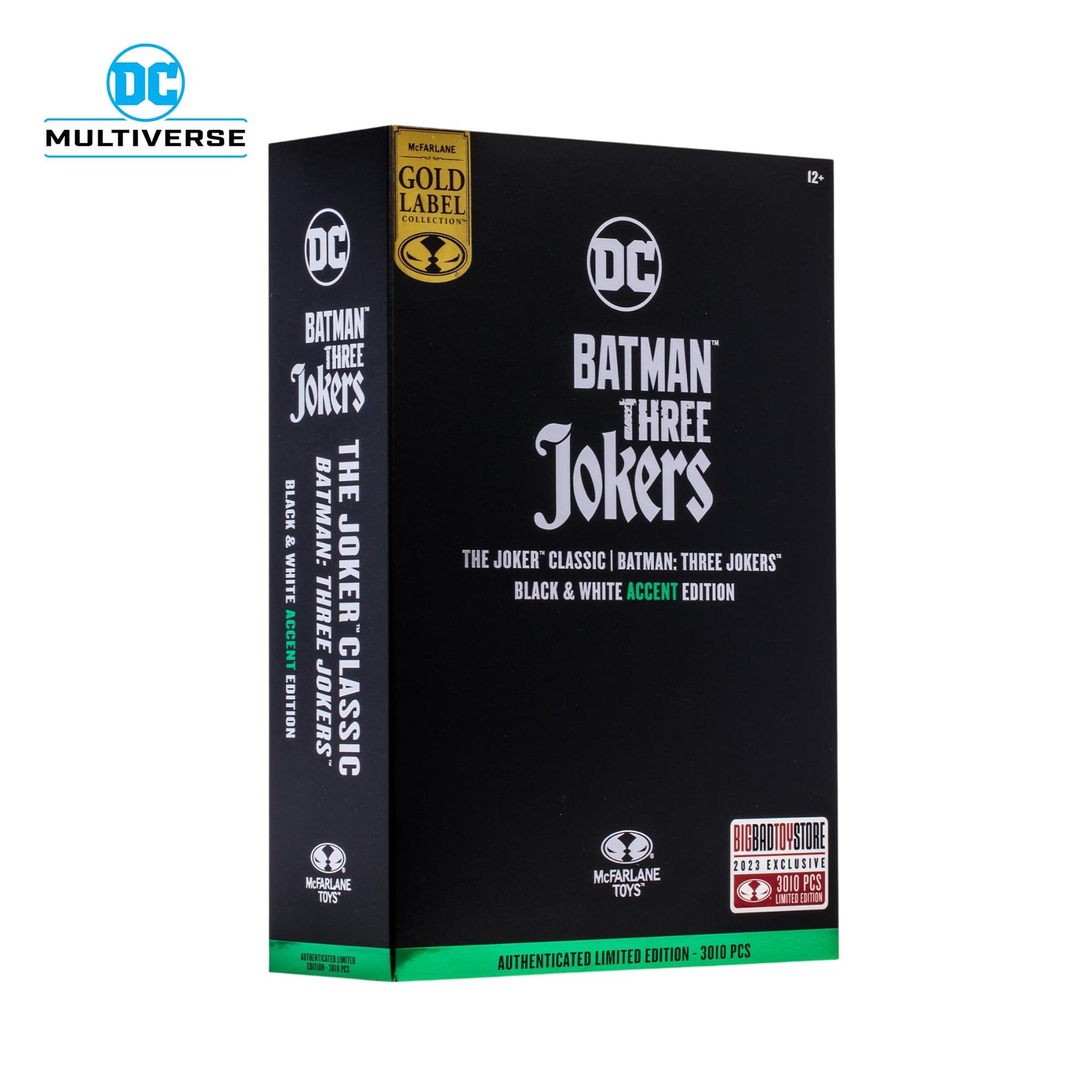 DC Multiverse Batman: Three Jokers Action Figure | Joker BW Accent Edition