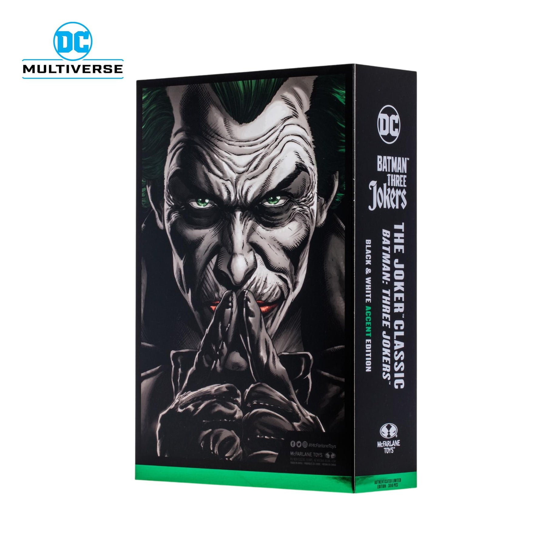 DC Multiverse Batman: Three Jokers Action Figure | Joker BW Accent Edition